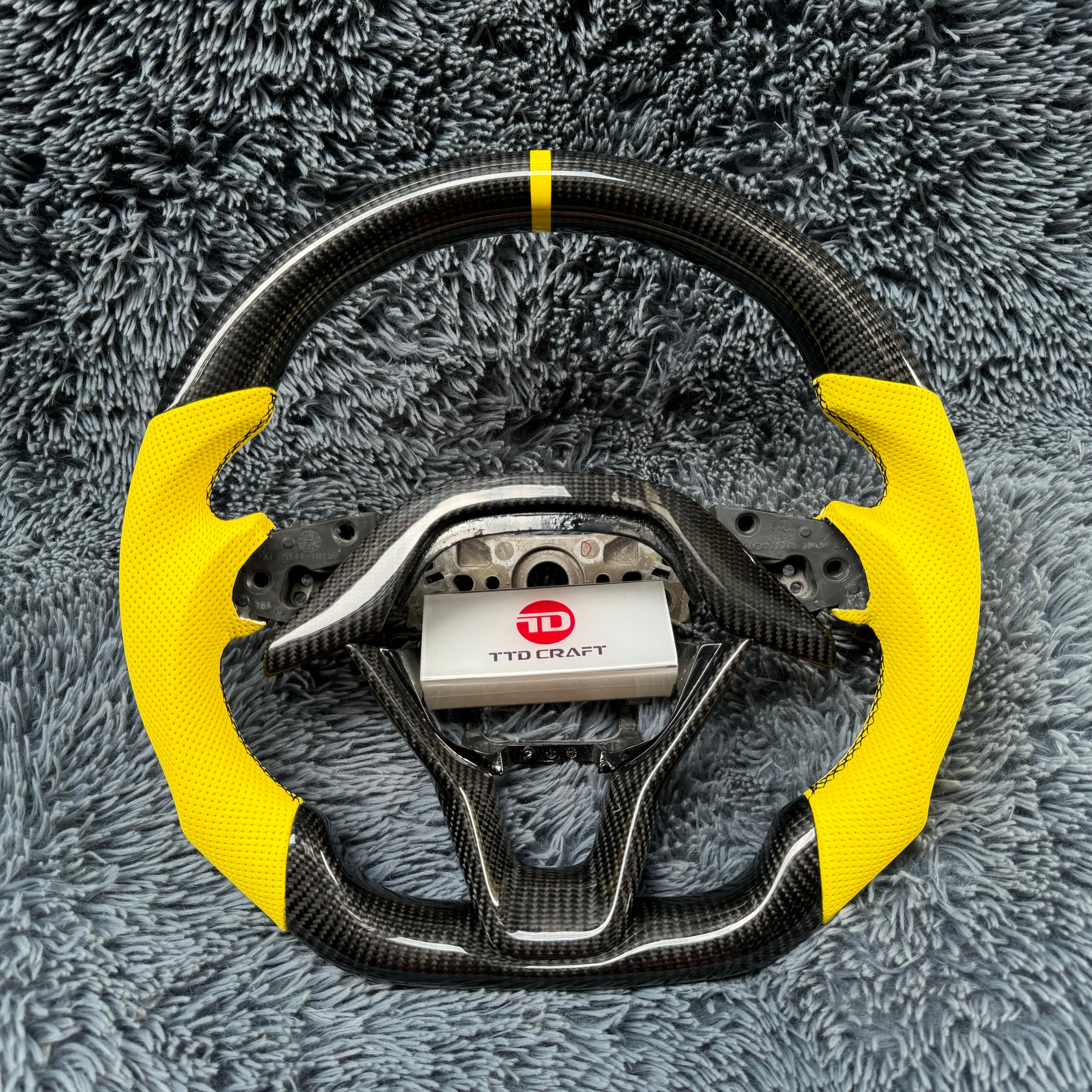 For Honda 10th gen Accord 2018-2022 Carbon Fiber Steering Wheel