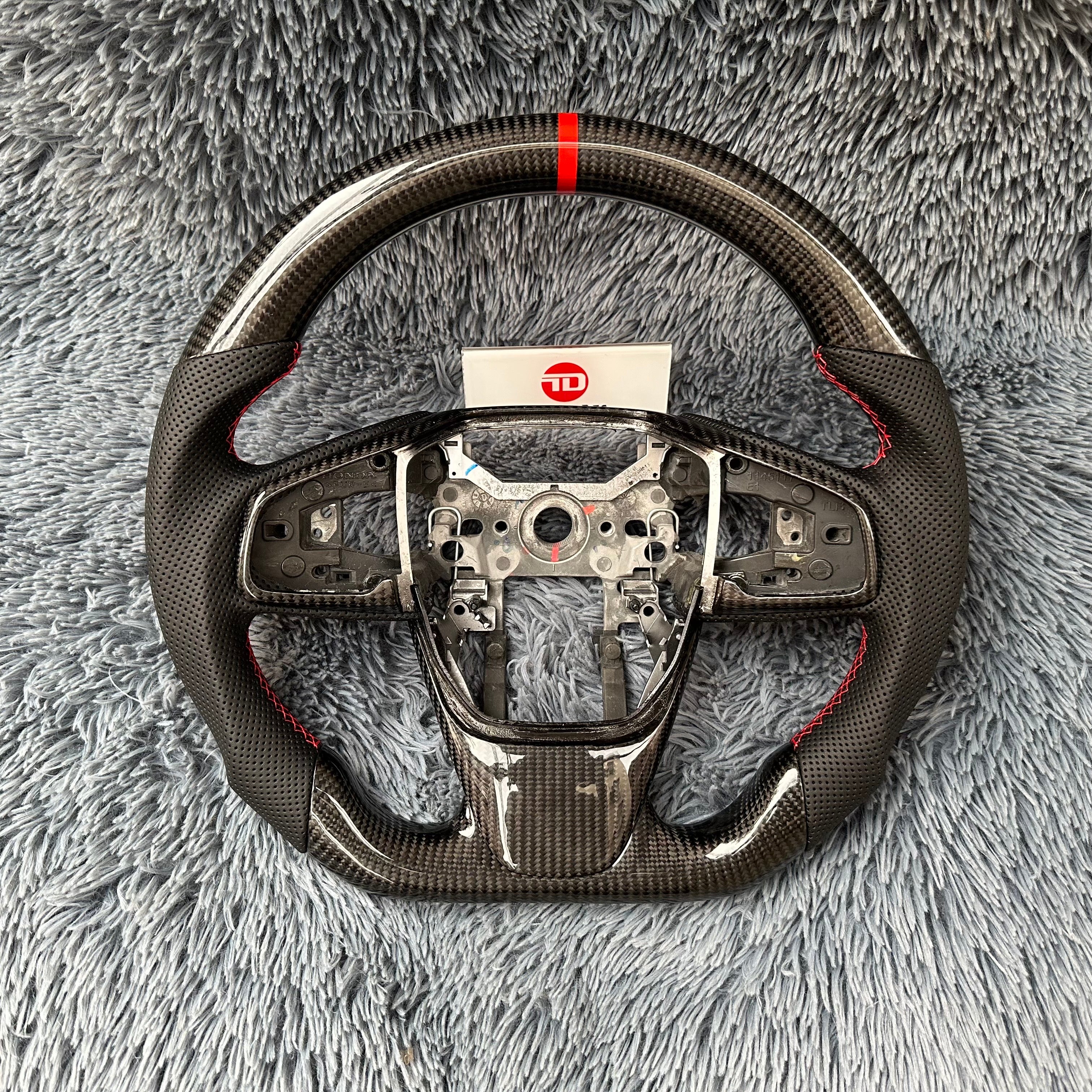 For Honda 5th gen CRV 2017-2018 LED Carbon Fiber Steering Wheel