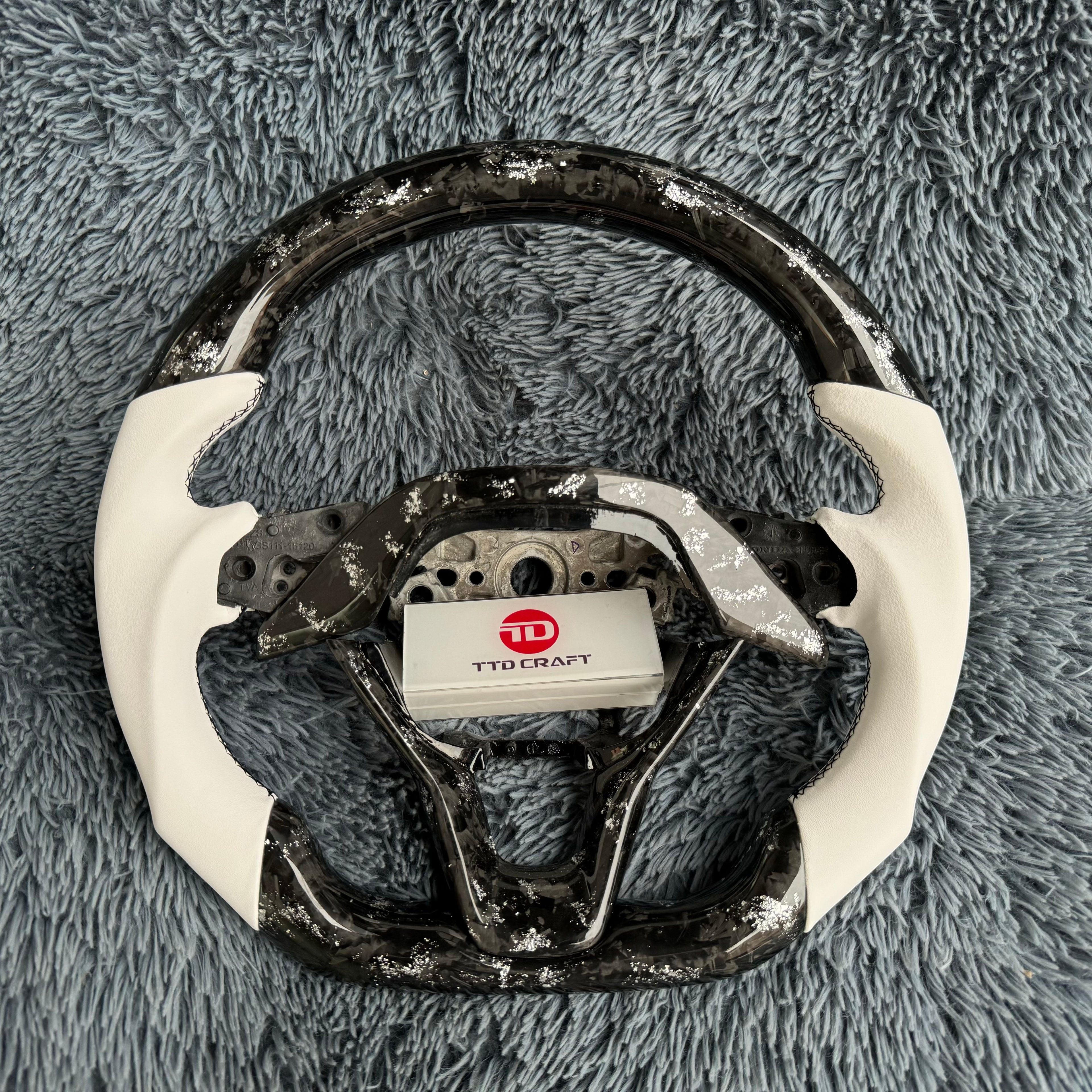 For Honda 10th gen Accord 2018-2022 Forged Carbon Fiber Steering Wheel