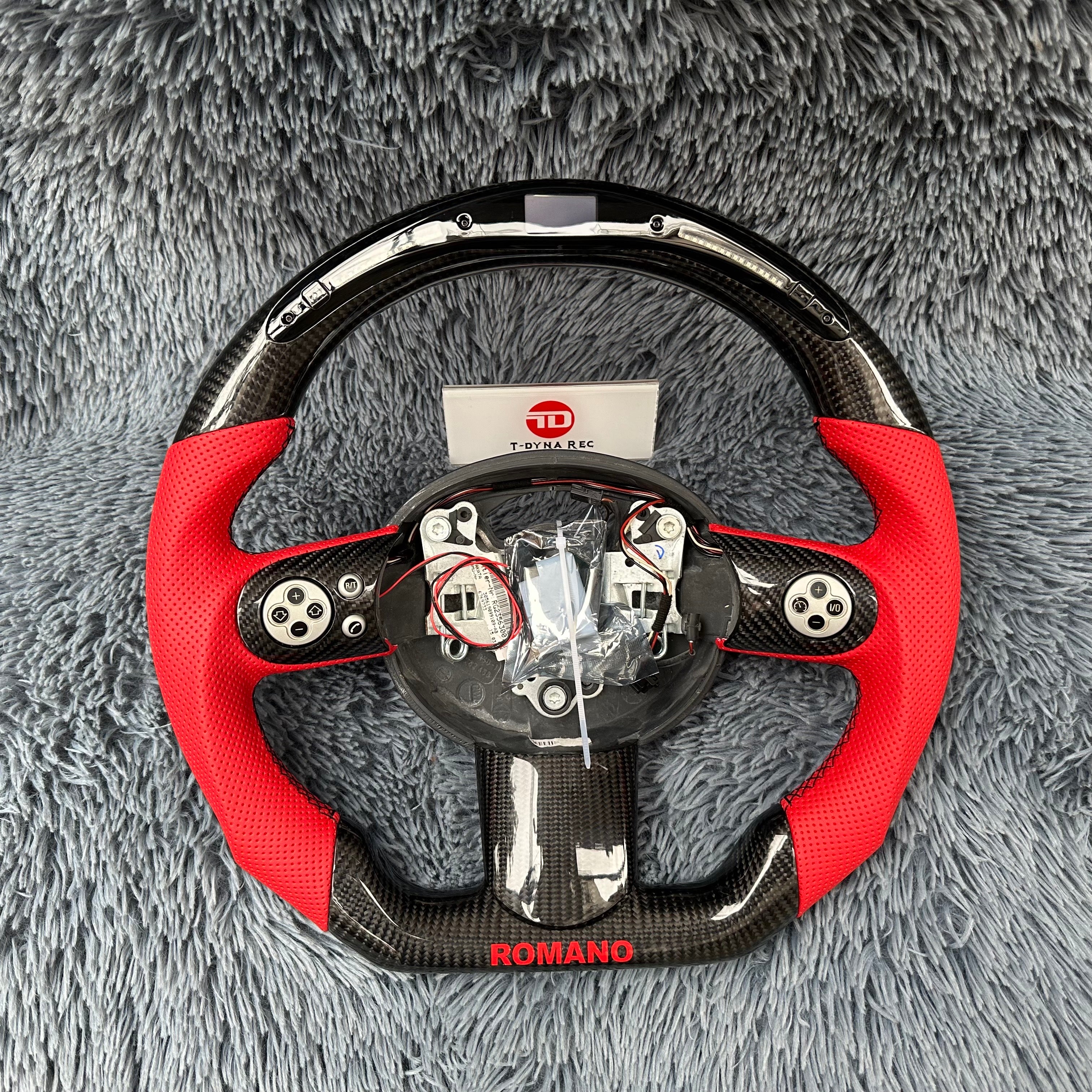For Mini 2007-2014 Cooper S Custom LED Carbon Fiber Steering Wheel