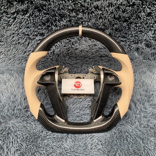 Custom Honda 8th gen Accord 2008-2012 Carbon Fiber Steering Wheel