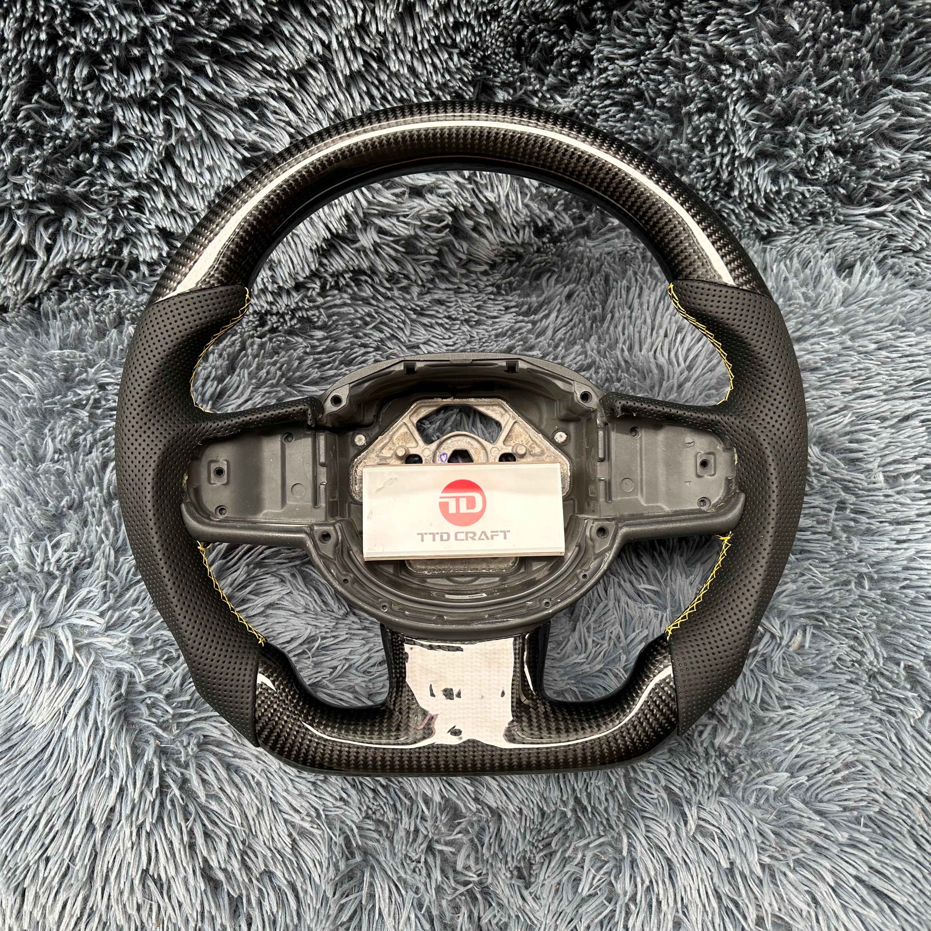 For Volvo 2016 -2020 S60 S90 V90 XC90 XC60 Carbon Fiber Steering Wheel
