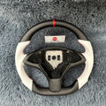 For Tesla Model S / X Carbon Fiber Steering Wheel
