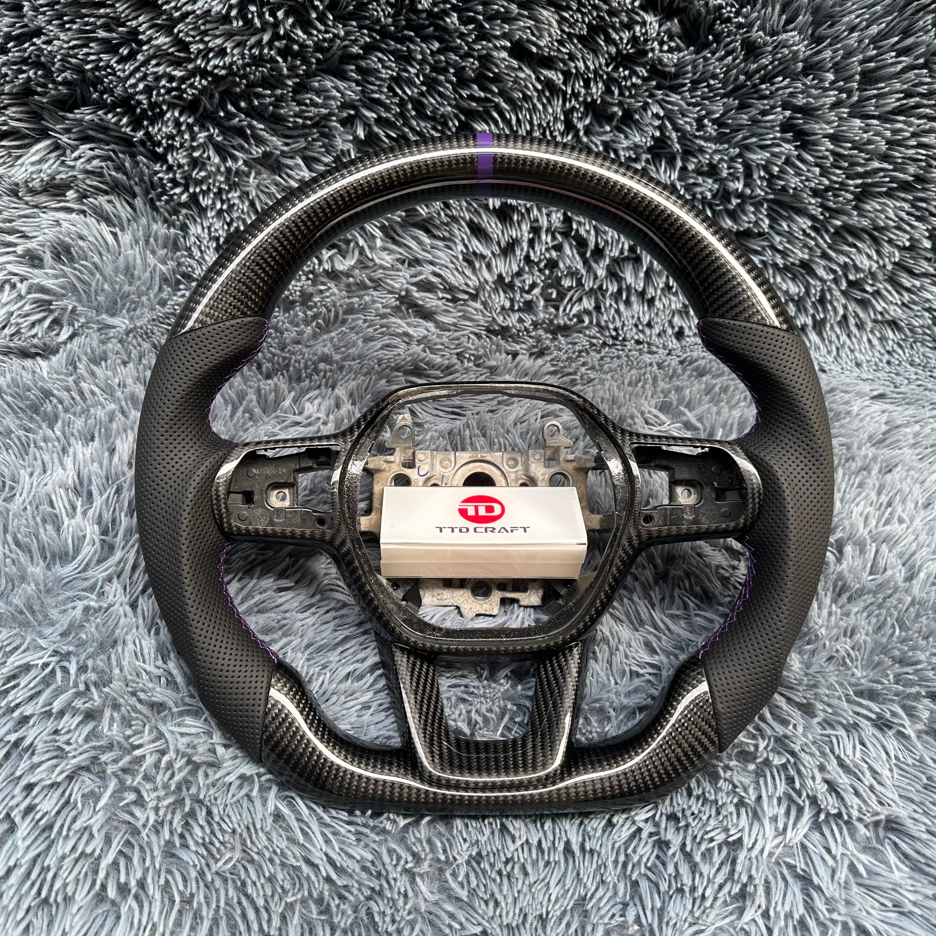 For Honda 11th gen Accord 2023-2026 Carbon Fiber Steering Wheel
