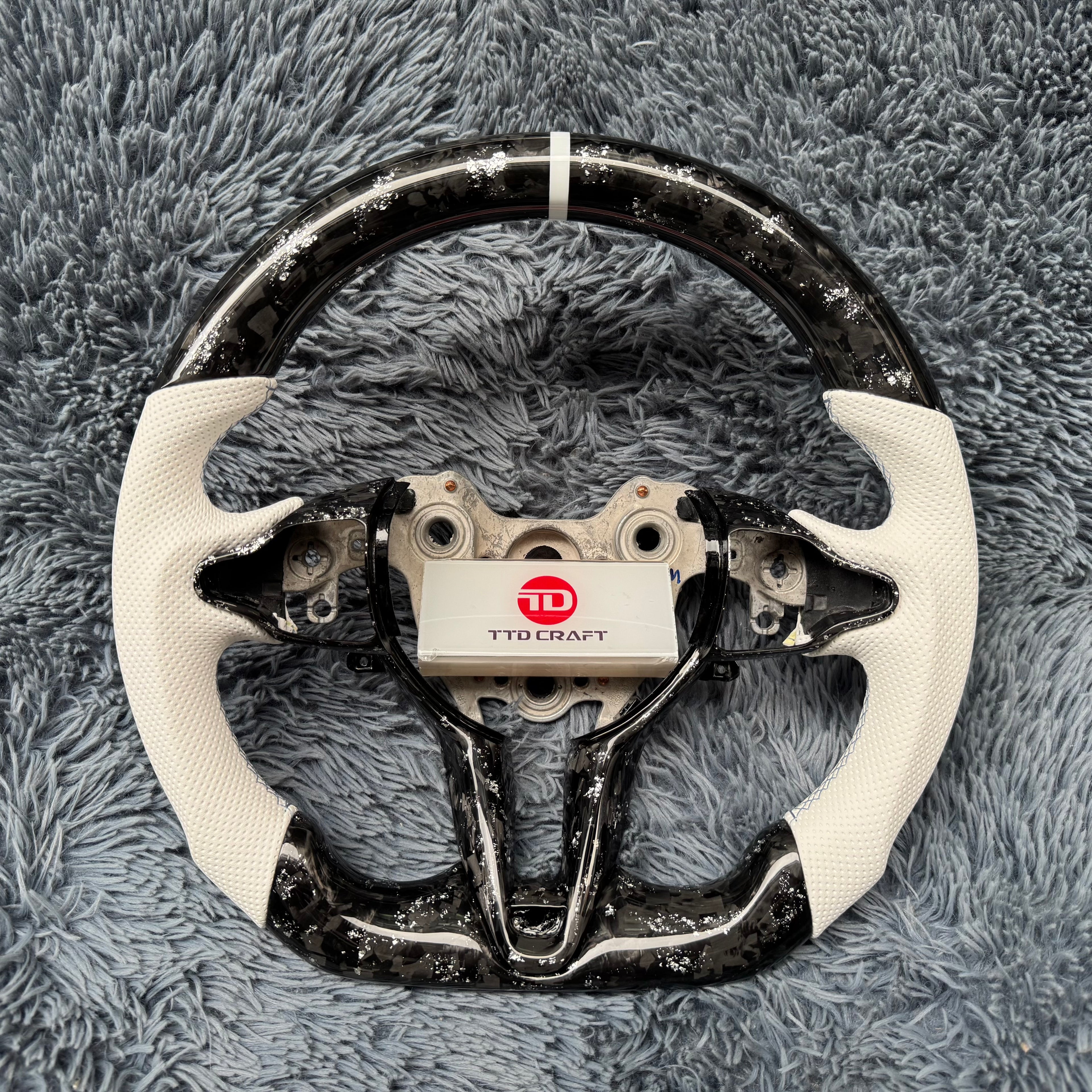 For Elantra N/I20N/I30N 2020-2026 Forged Carbon Fiber Steering Wheel