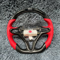 For Honda 8th gen Civic 2006-2011 LED Carbon Fiber Steering Wheel