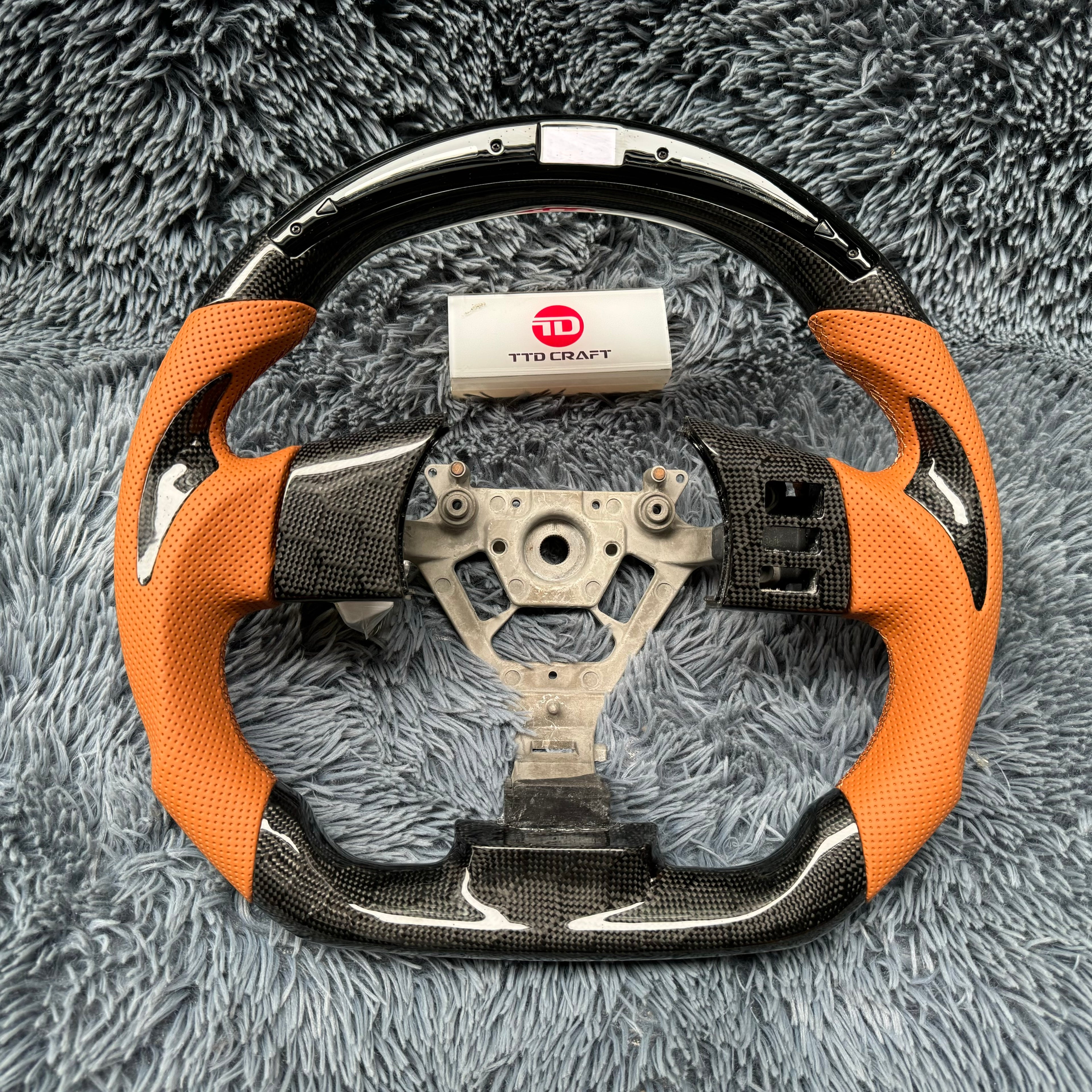 For Nissan 2003-2009 350Z Led Carbon Fiber Steering Wheel