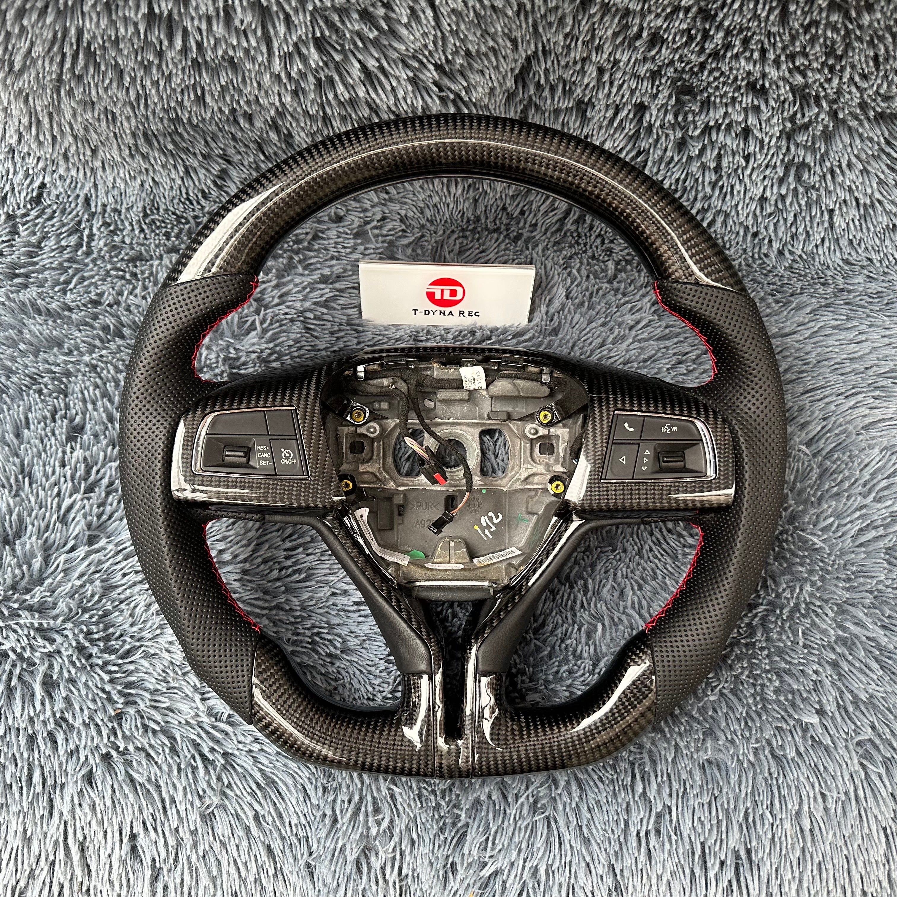 For Maserati 2014-2021 Ghibli Carbon Fiber Steering Wheel