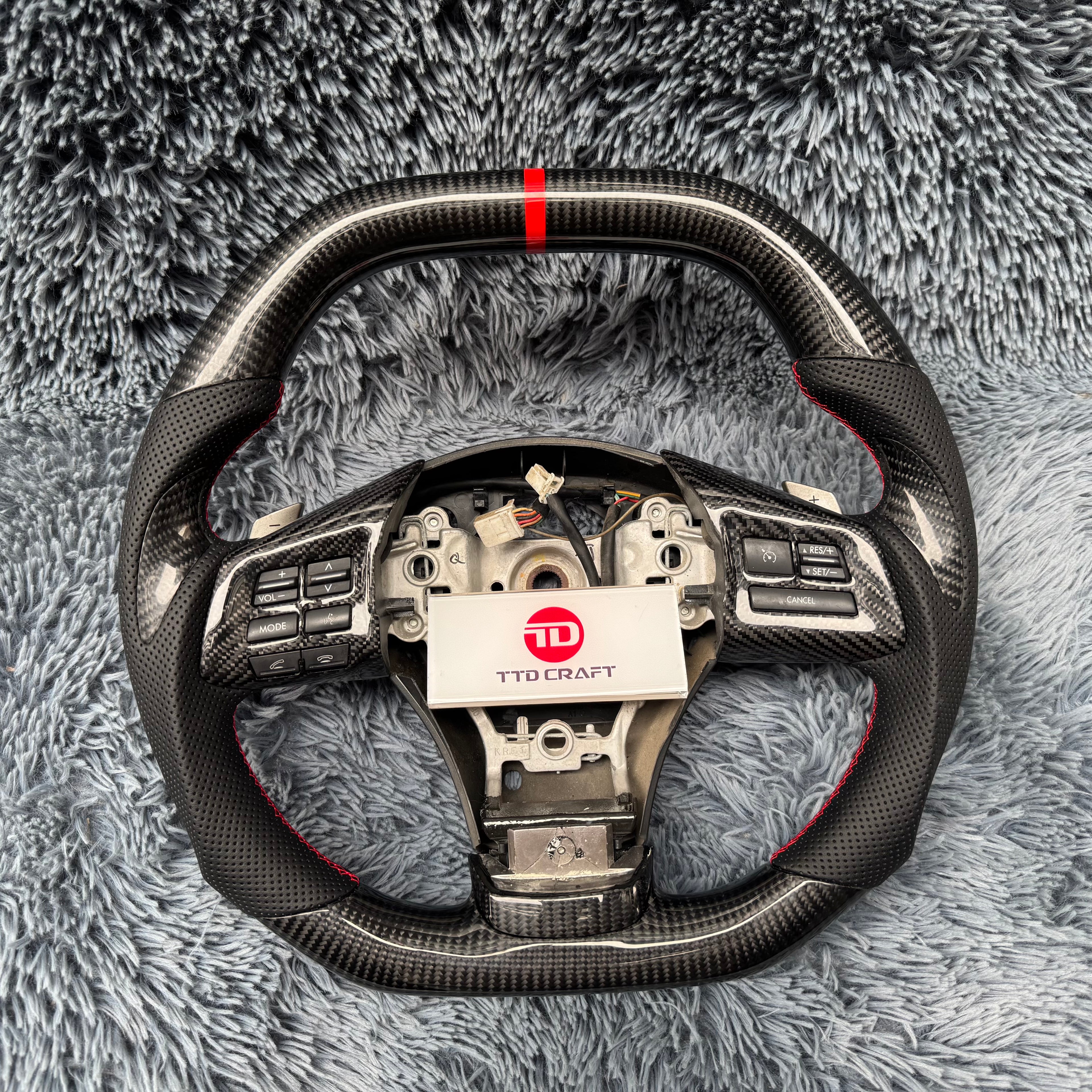 For Subaru 2012-2016 Outback Legacy / Forester XV Carbon Fiber Steering Wheel