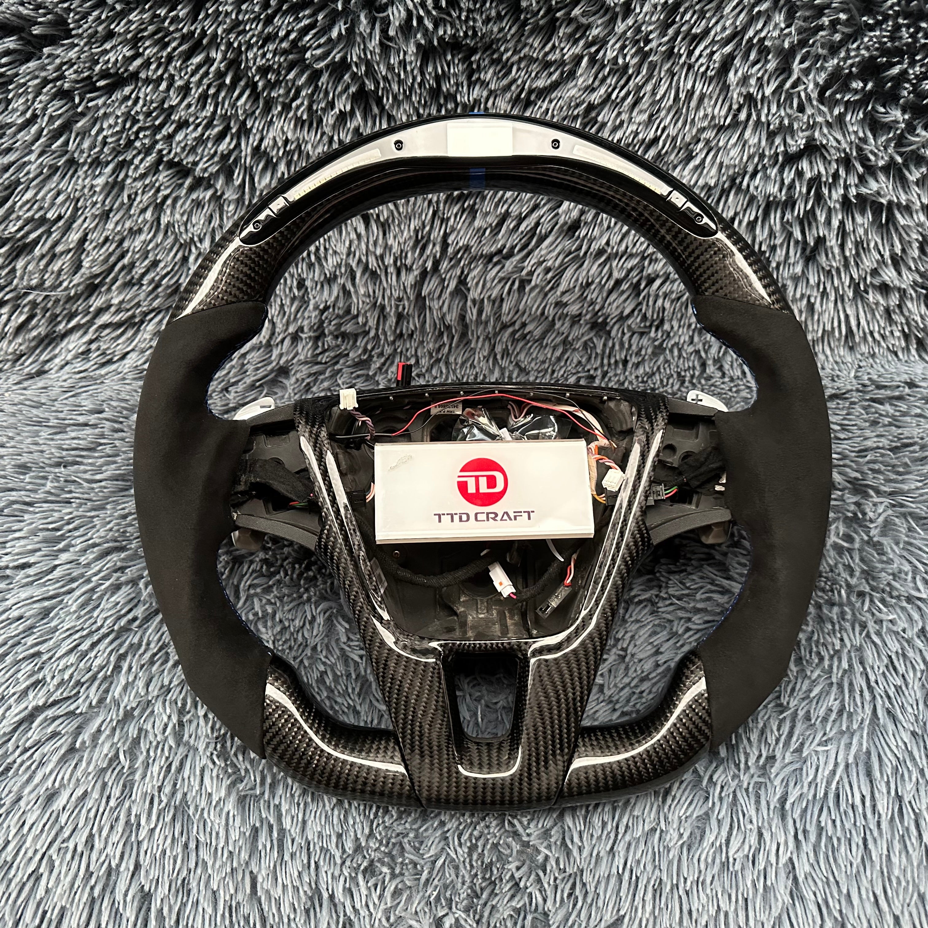For Volvo 2010-2018 S60 LED Carbon Fiber Steering Wheel