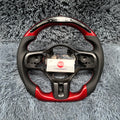For 2007-2016 Mitsubishi Lancer Evolution X LED Carbon Fiber Steering Wheel