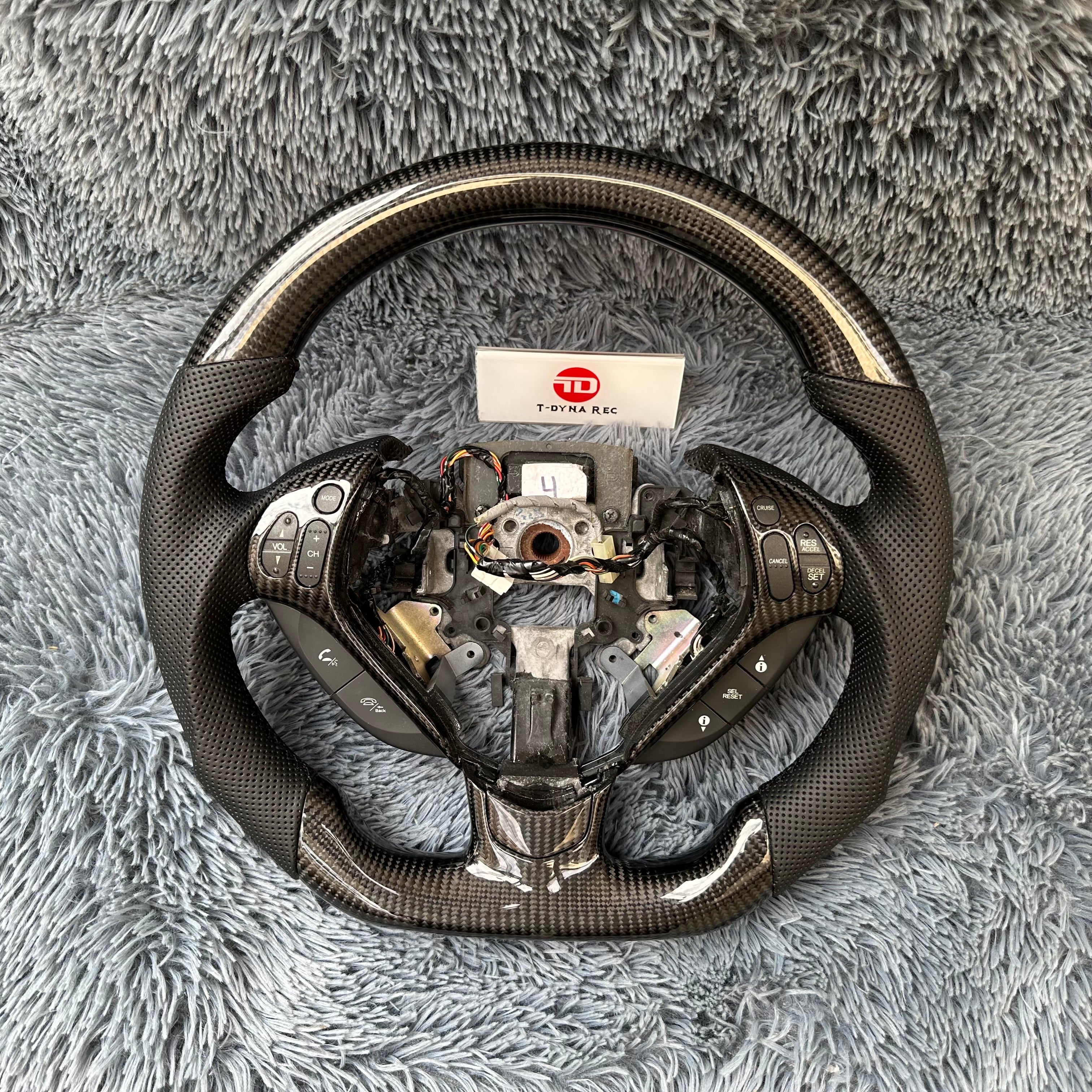 For Acura 2007 2008 TL Carbon Fiber Steering Wheel