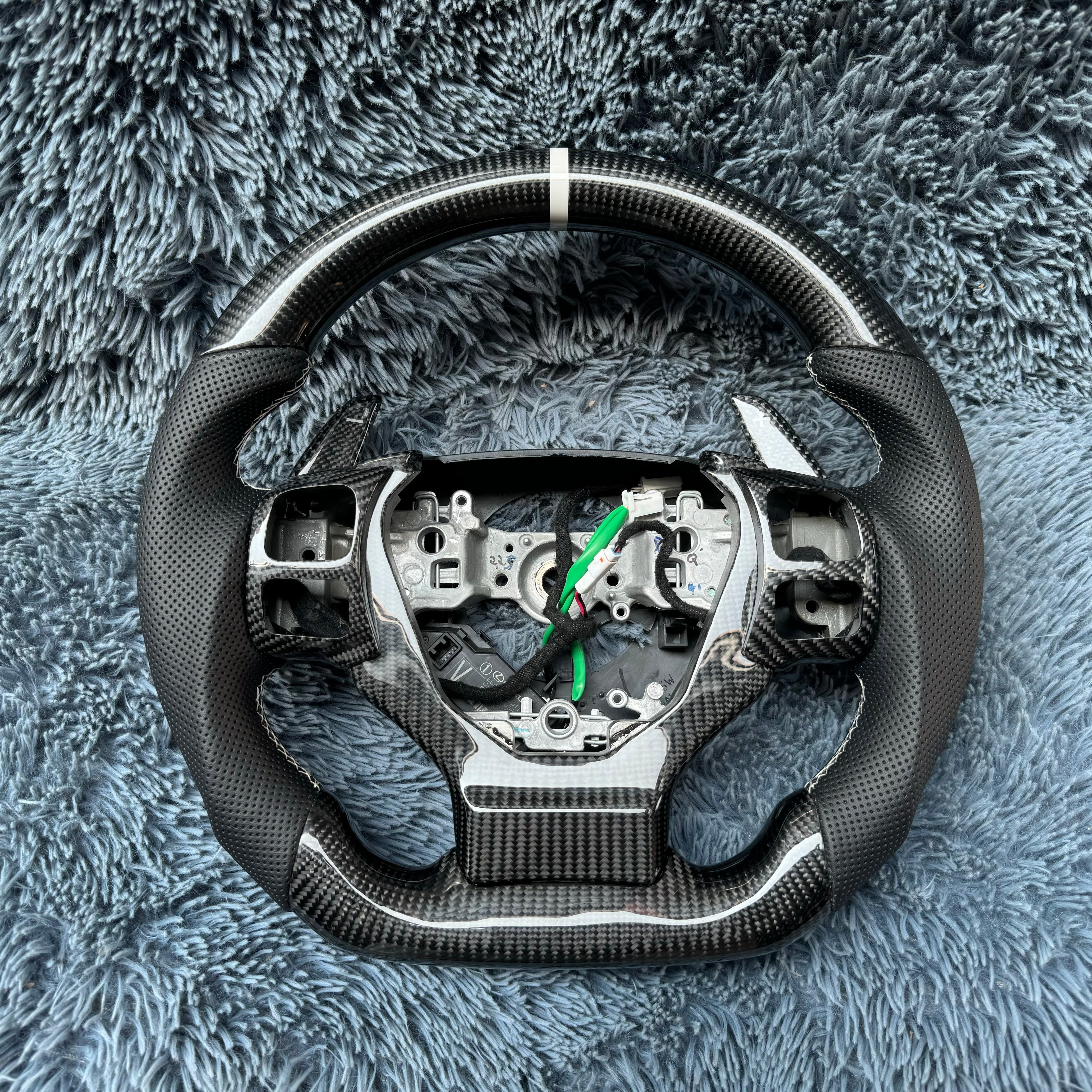 For Lexus 2014-2025 IS CT200h NX RC RCF Carbon Fiber Steering Wheel