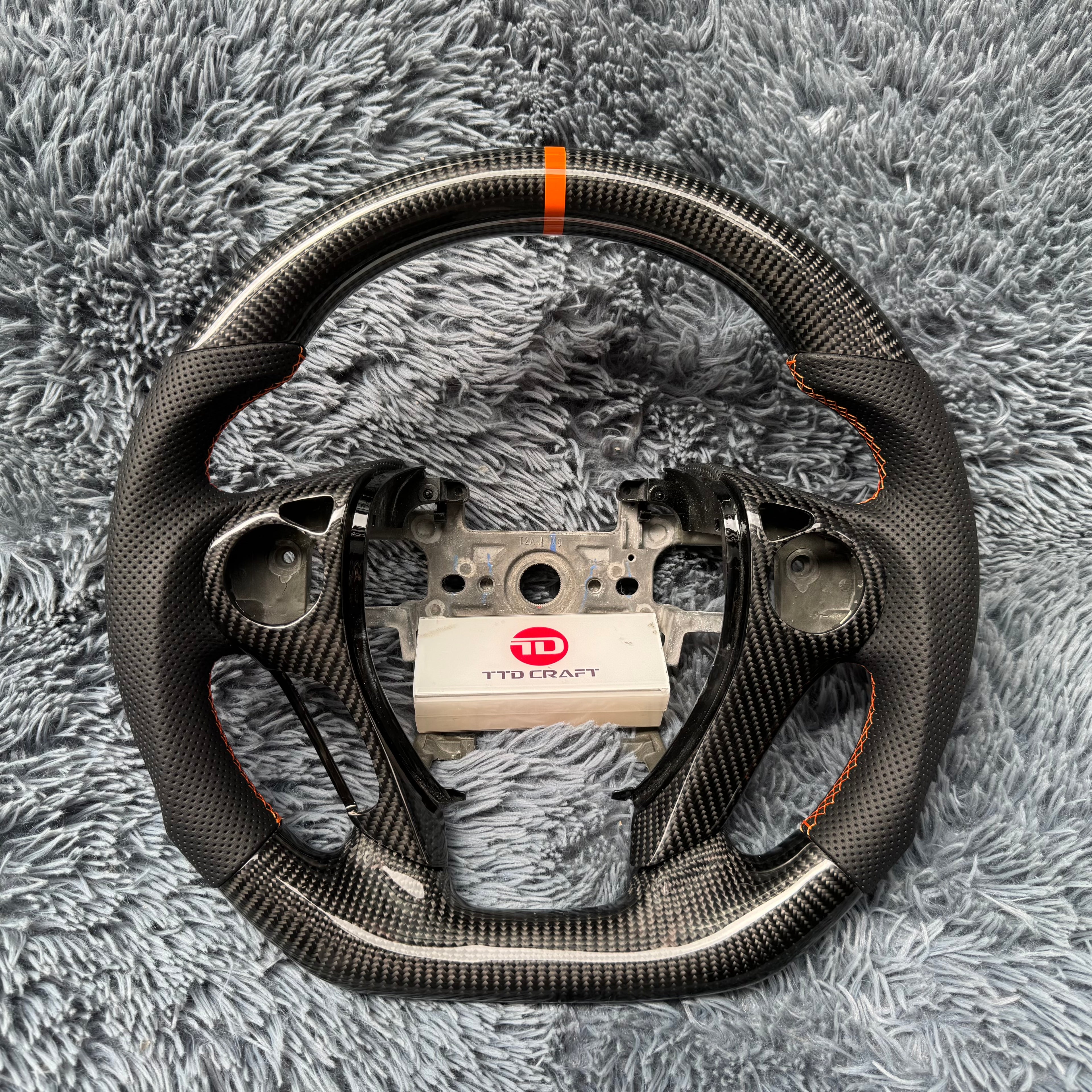 For Honda 9th gen Accord 2013-2017 Real Carbon Fiber Steering Wheel