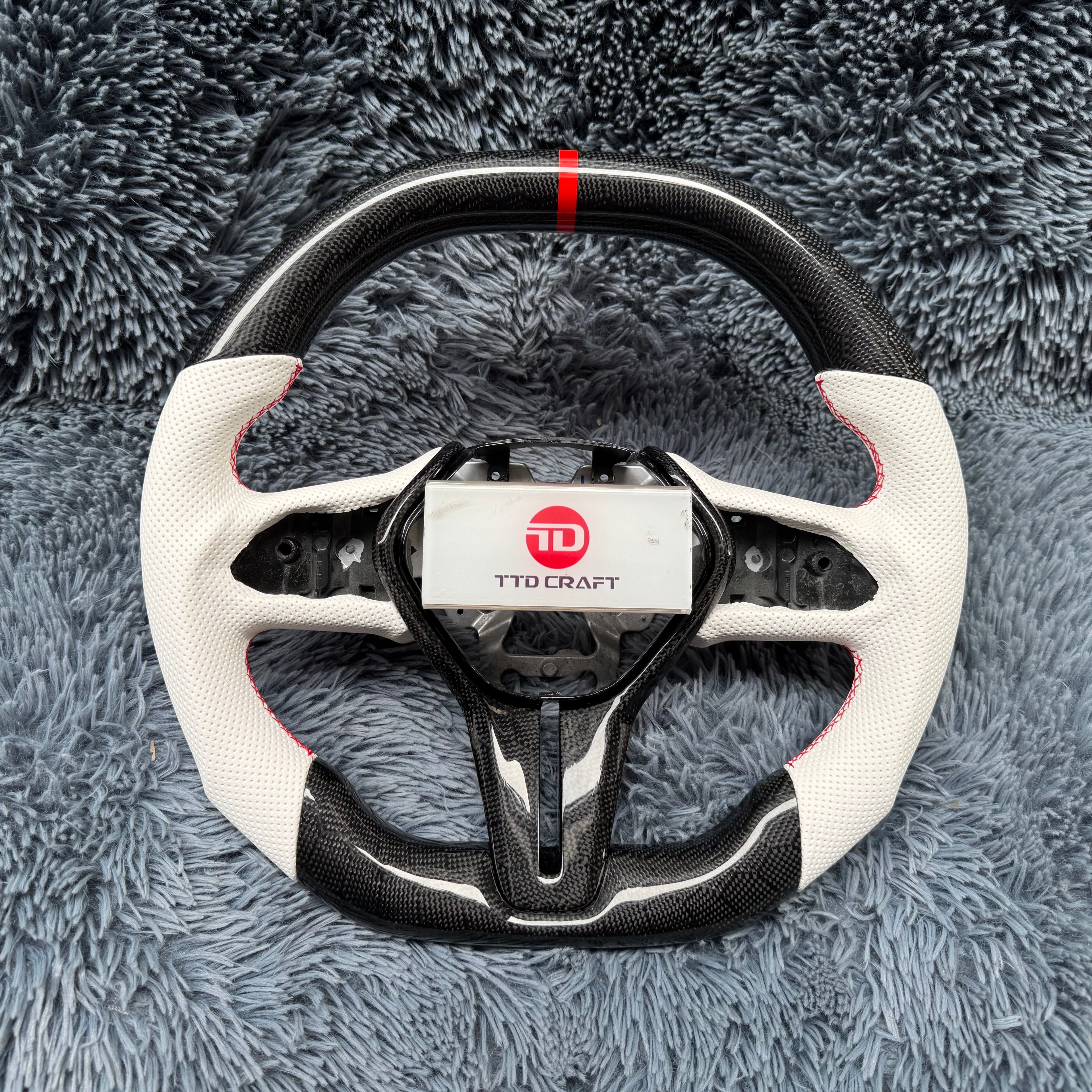 For Infiniti 2017-2022 Q50 Q60 QX50 QX55 Carbon Fiber Steering Wheel