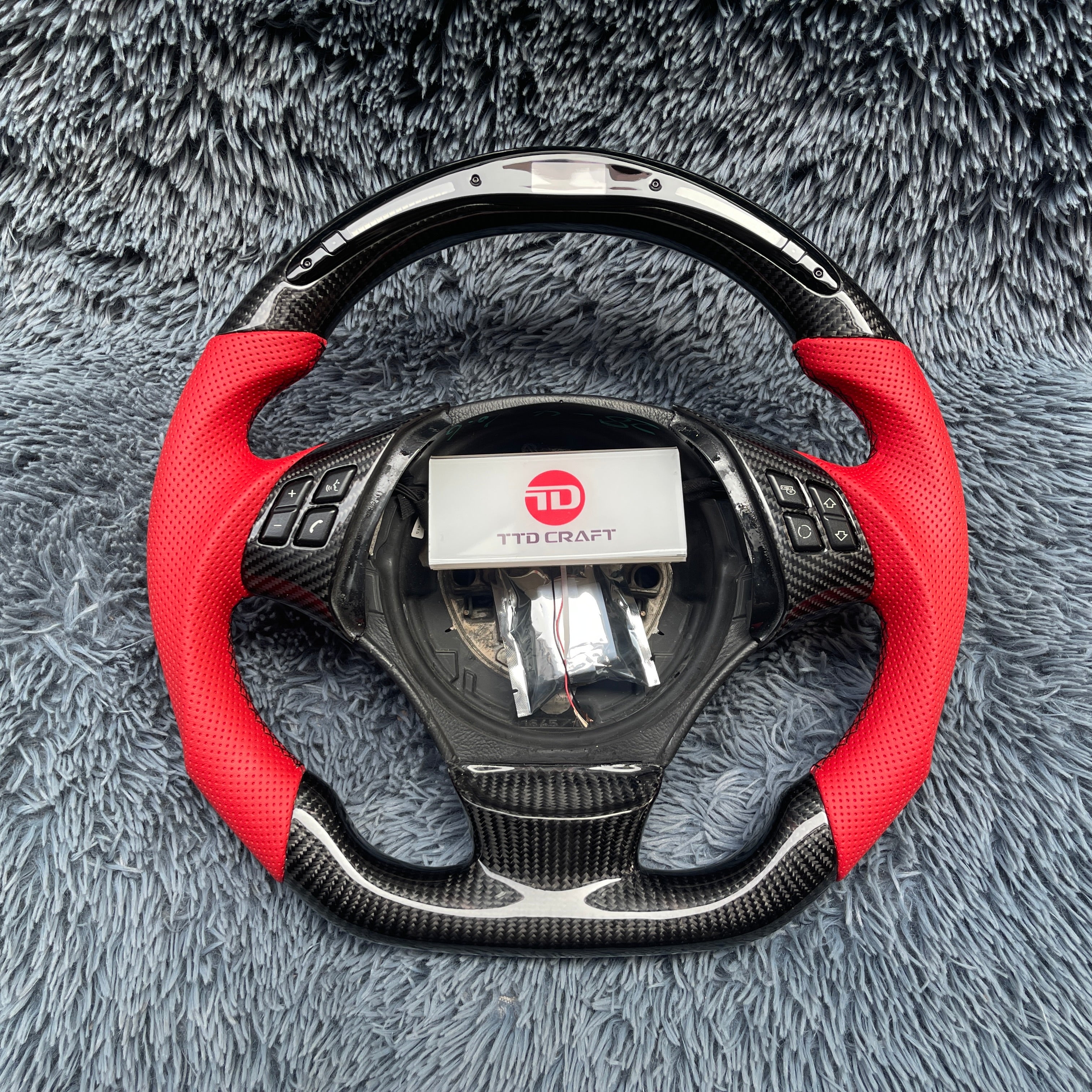 For BMW 5 SERIES E60 E61 Led Carbon Fiber Steering Wheel