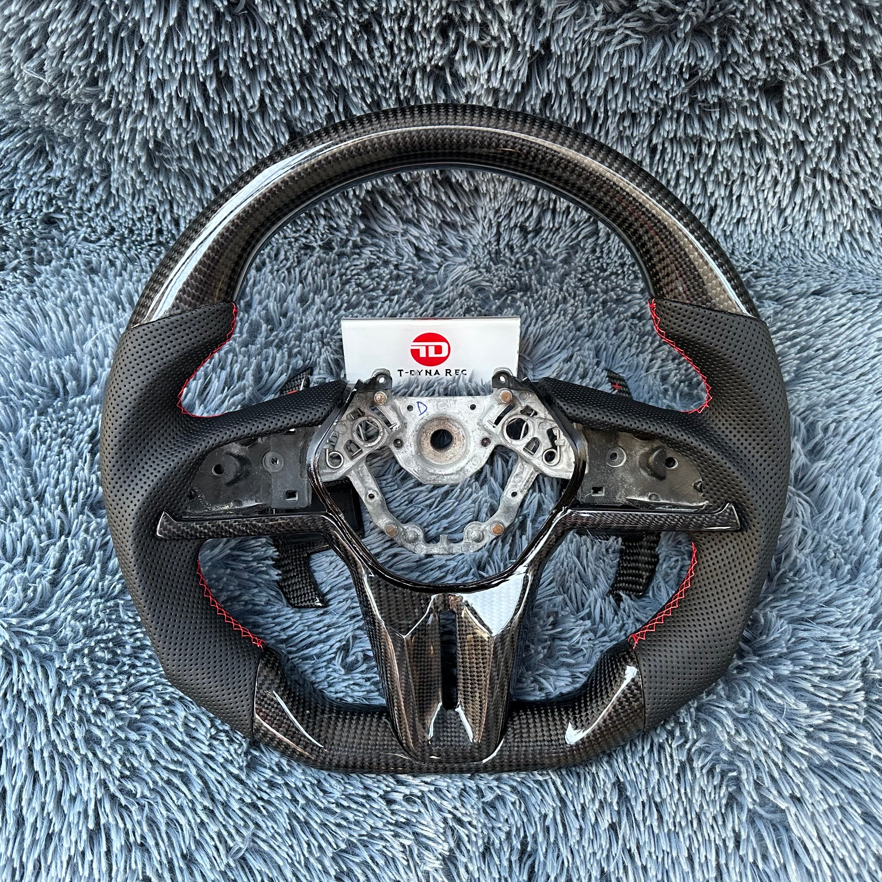 For Nissan 2017-2024 GTR R35 Carbon Fiber Steering Wheel