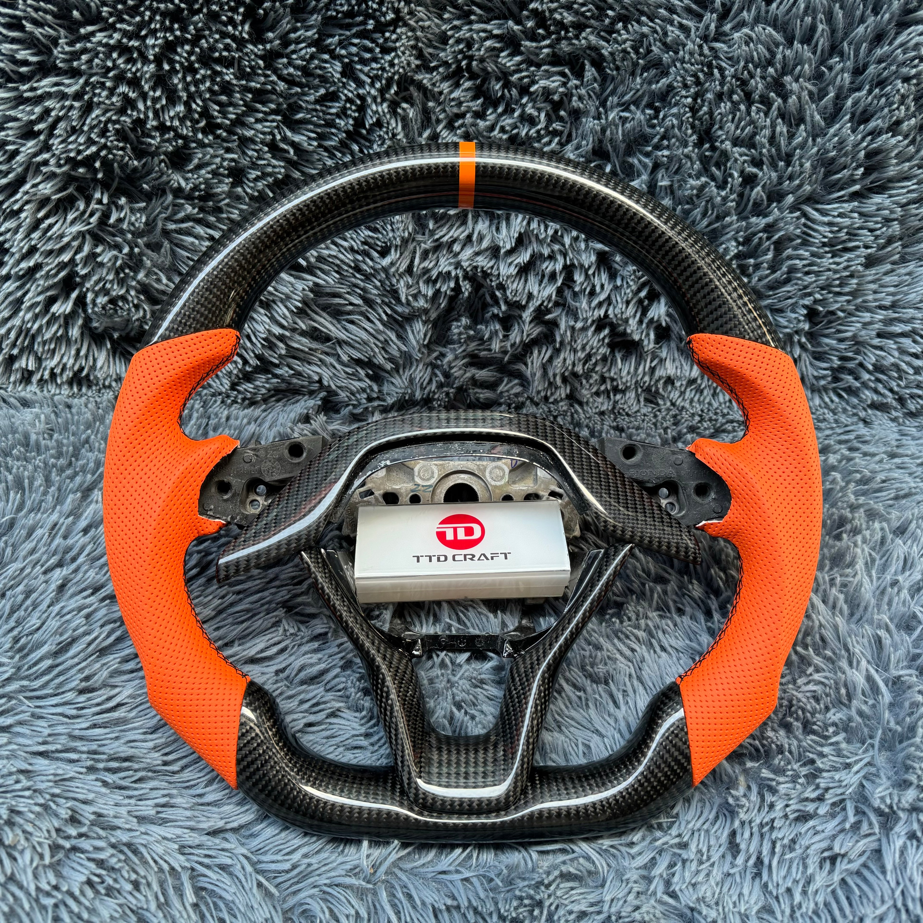 For Honda 10th gen Accord 2018-2022 Carbon Fiber Steering Wheel
