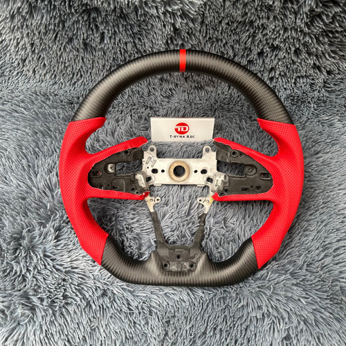 Custom Honda 10th gen Civic 2016-2021 Carbon Fiber Steering Wheel