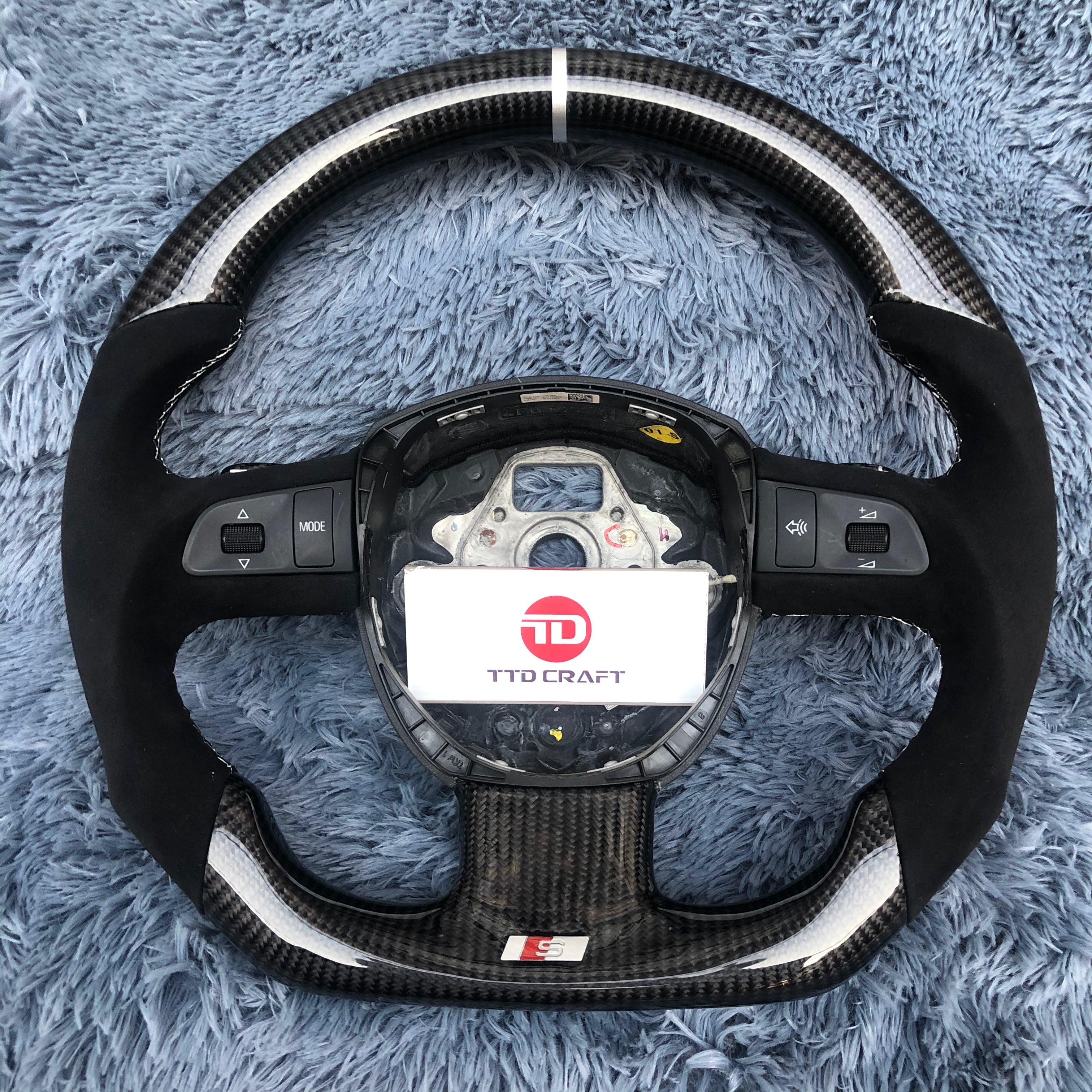 For Audi B8 Pre-Facelift S4 S5 A4 A5 Carbon Fiber Steering Wheel