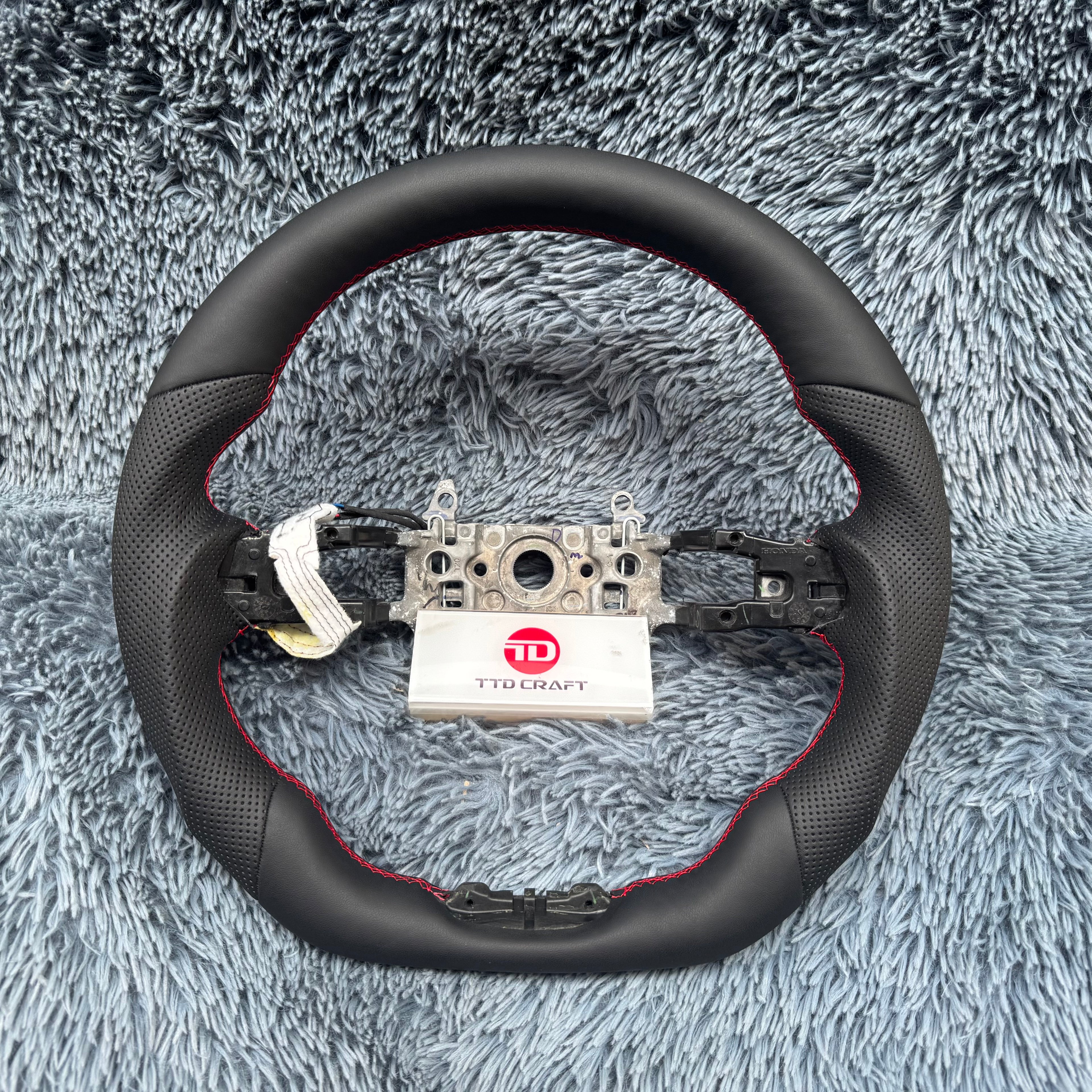 For Honda 11th gen Accord 2023-2026 Custom Leather  Steering Wheel