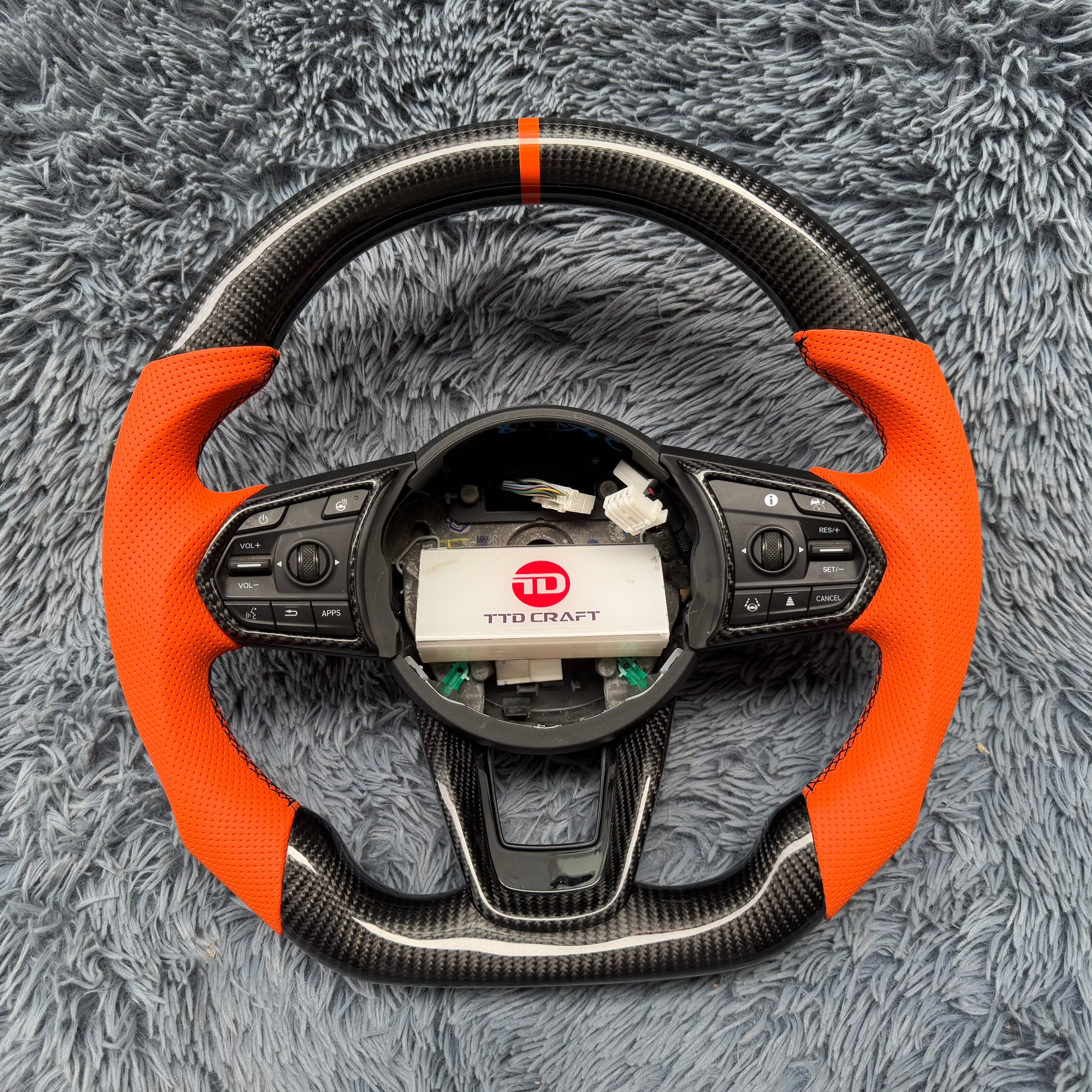 For Acura 2021-2026 TLX/ MDX Carbon Fiber Steering Wheel