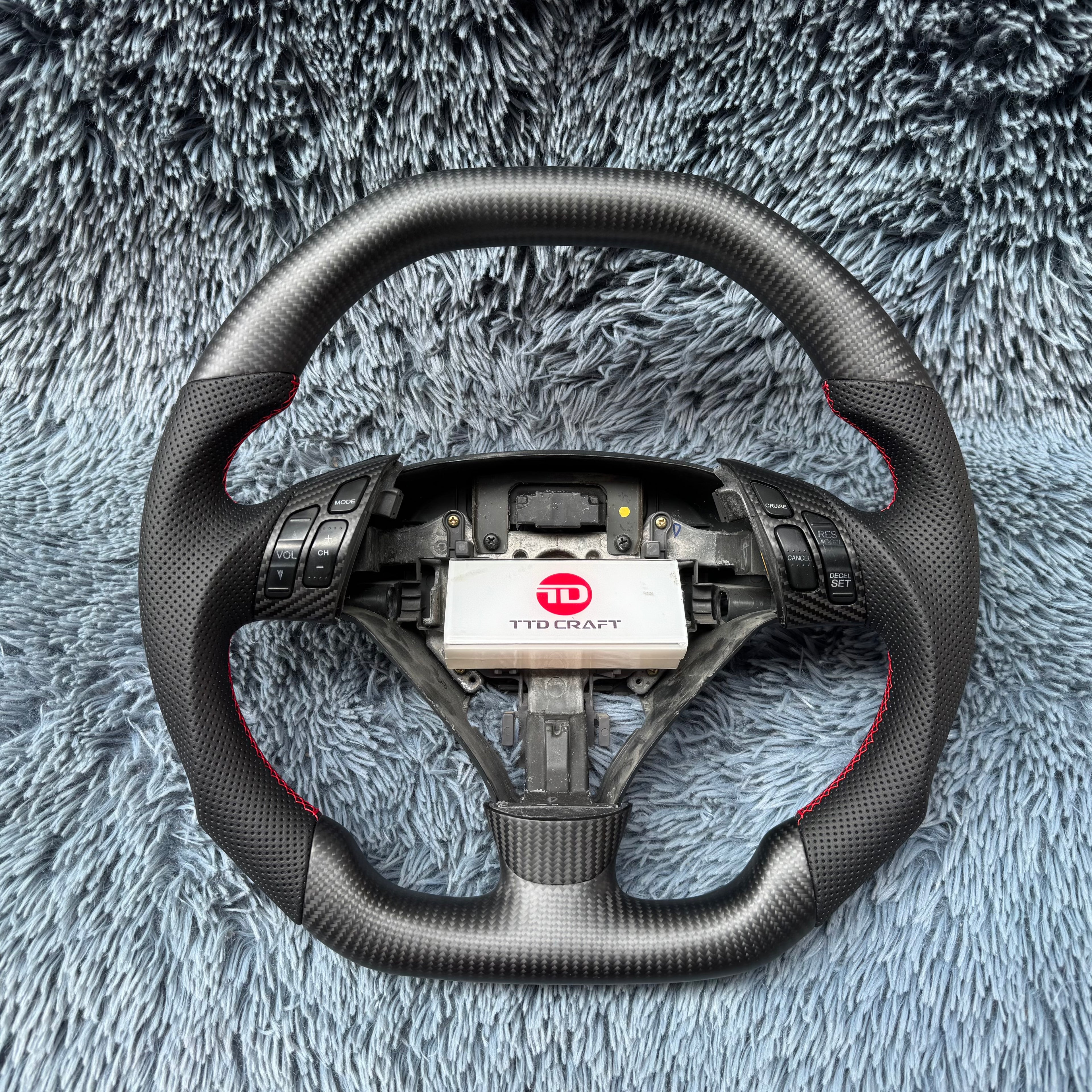 For Acura 2004-2008 TSX Carbon Fiber Steering Wheel