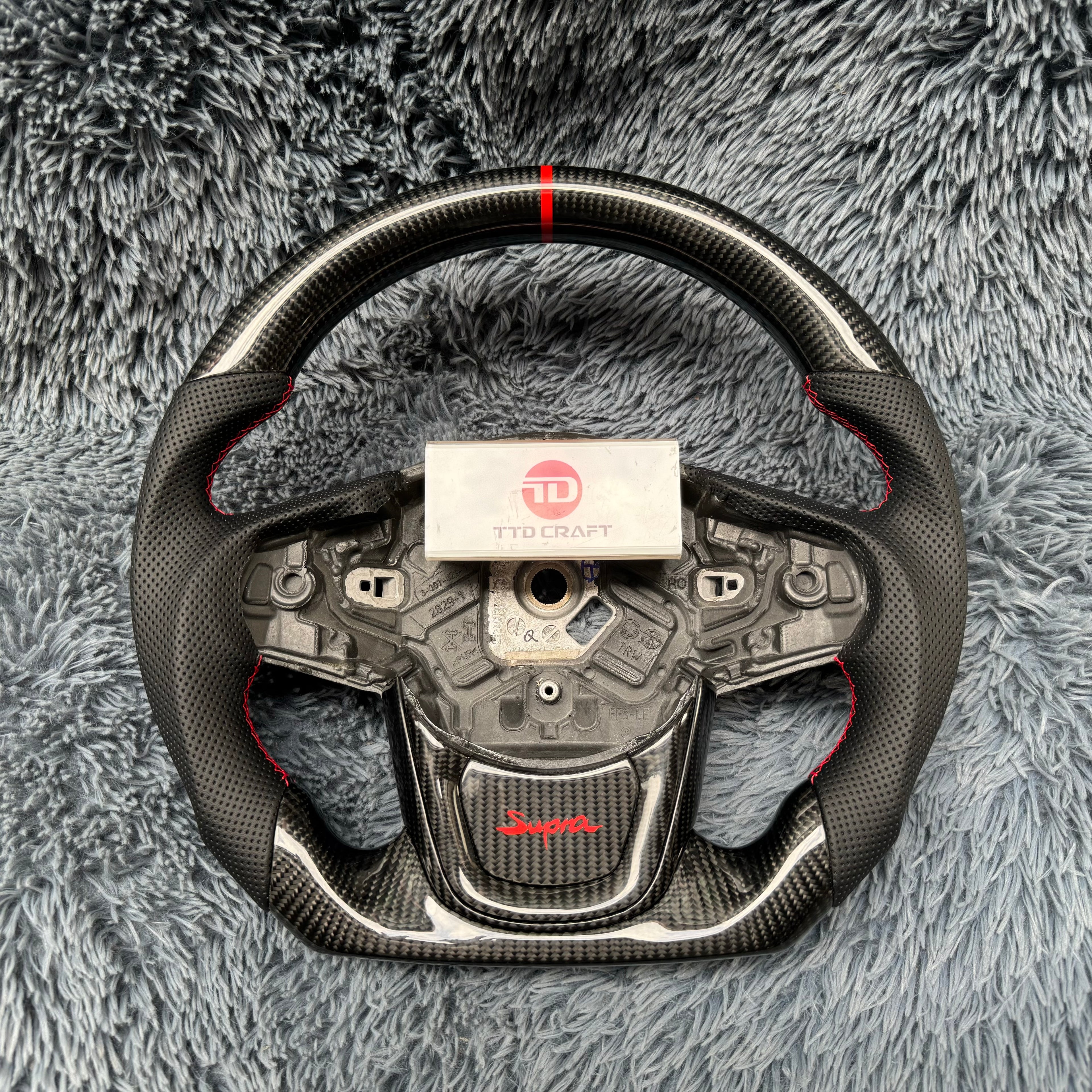 For Toyota 2020-2026 Supra MK5 A90 A91 Carbon Fiber Steering Wheel
