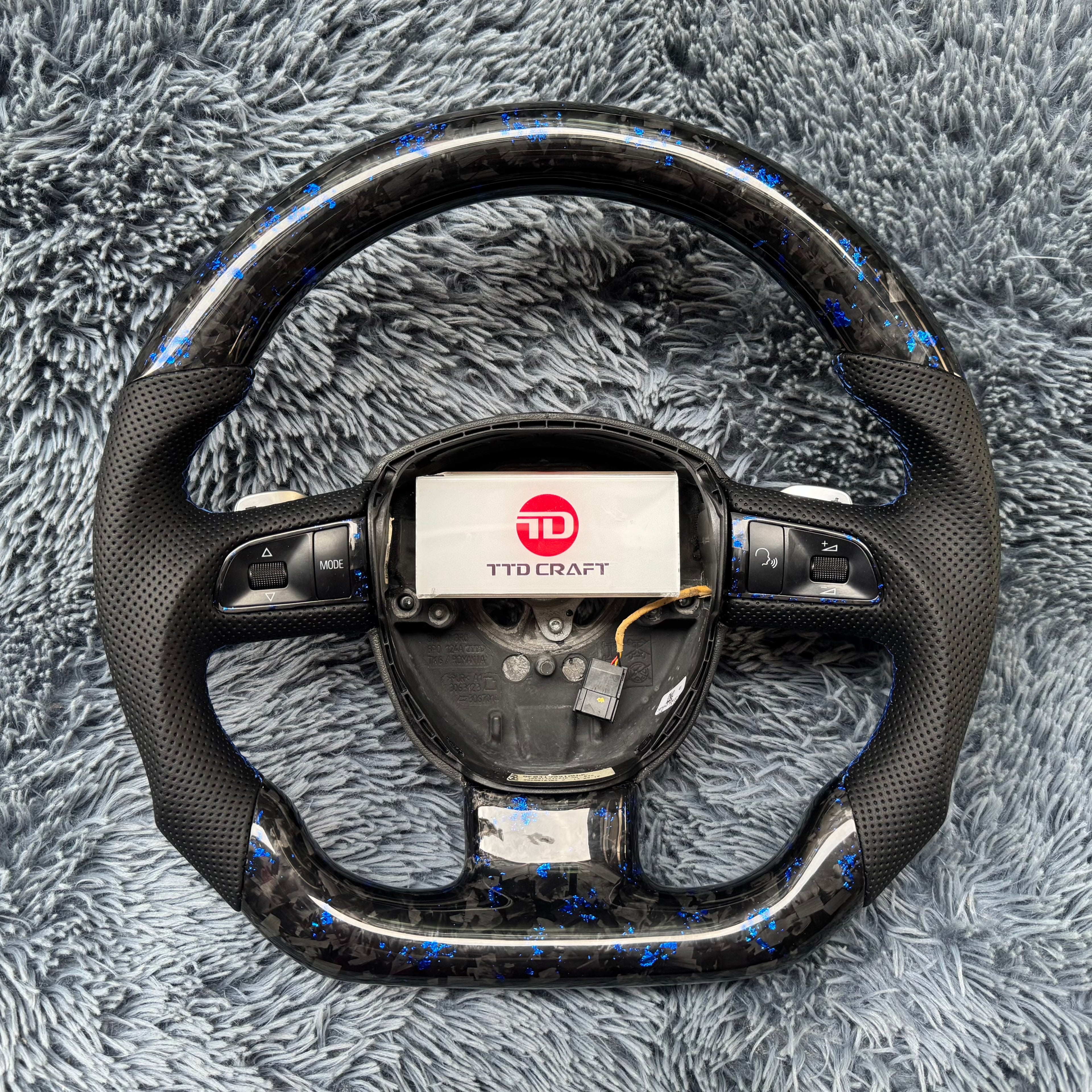For Audi B8 Pre-Facelift S4 S5 A4 A5 Forged Carbon Fiber Steering Wheel