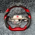 For Toyota 2024 -2026 Corolla GR LED Carbon Fiber Steering Wheel