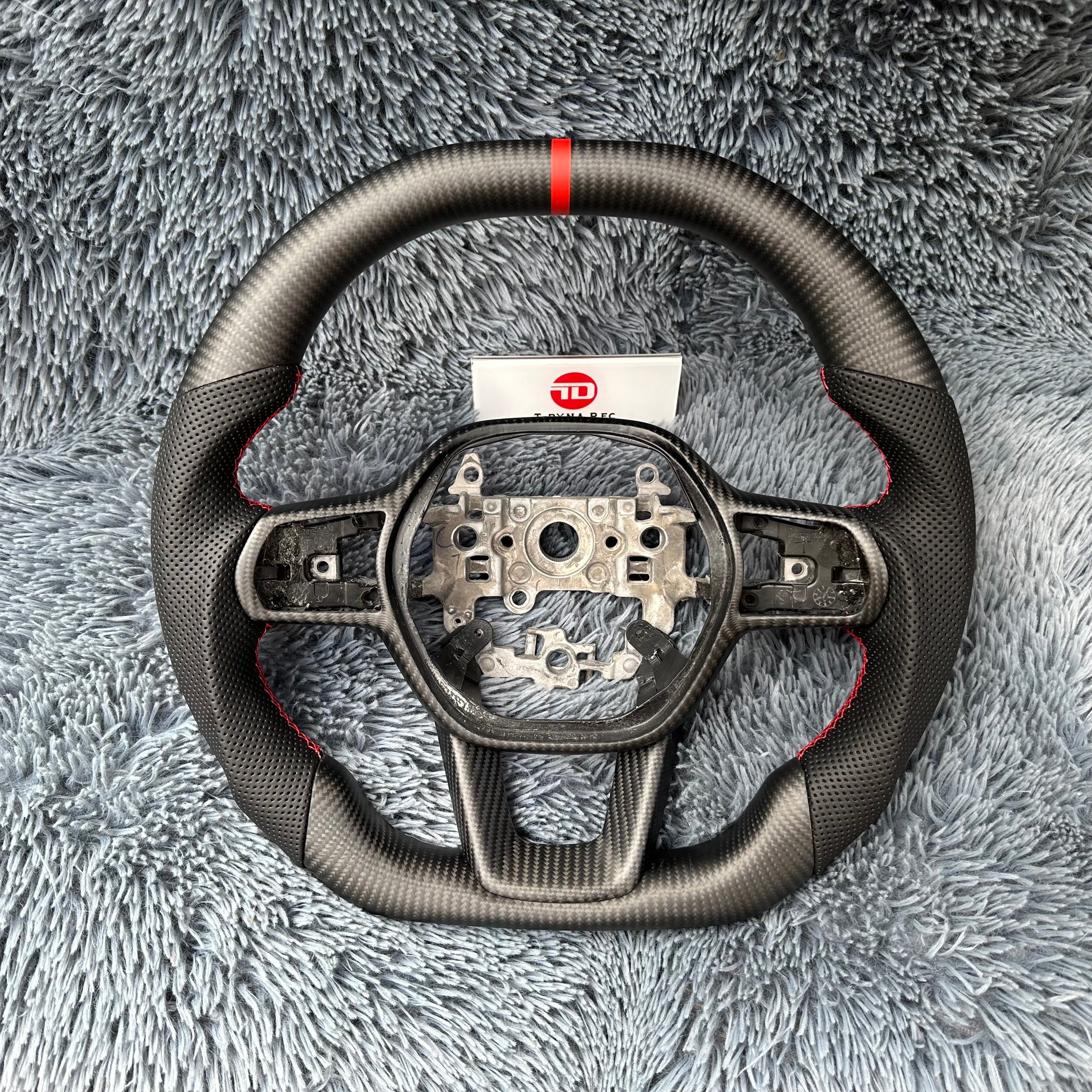 For Honda 11th gen Accord 2023-2026 Carbon Fiber Steering Wheel