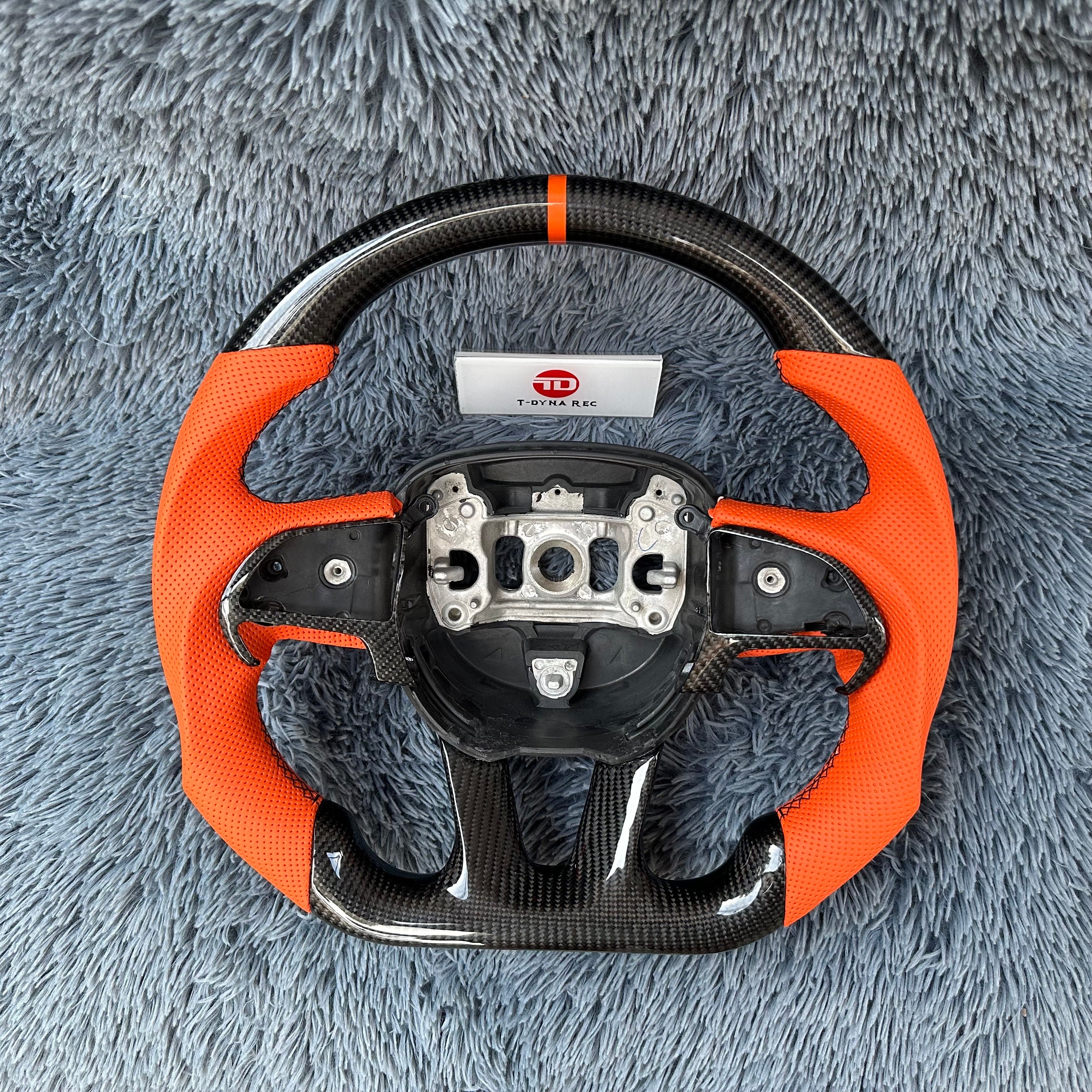 For Dodge 2015-2024 Charger Carbon Fiber Steering Wheel