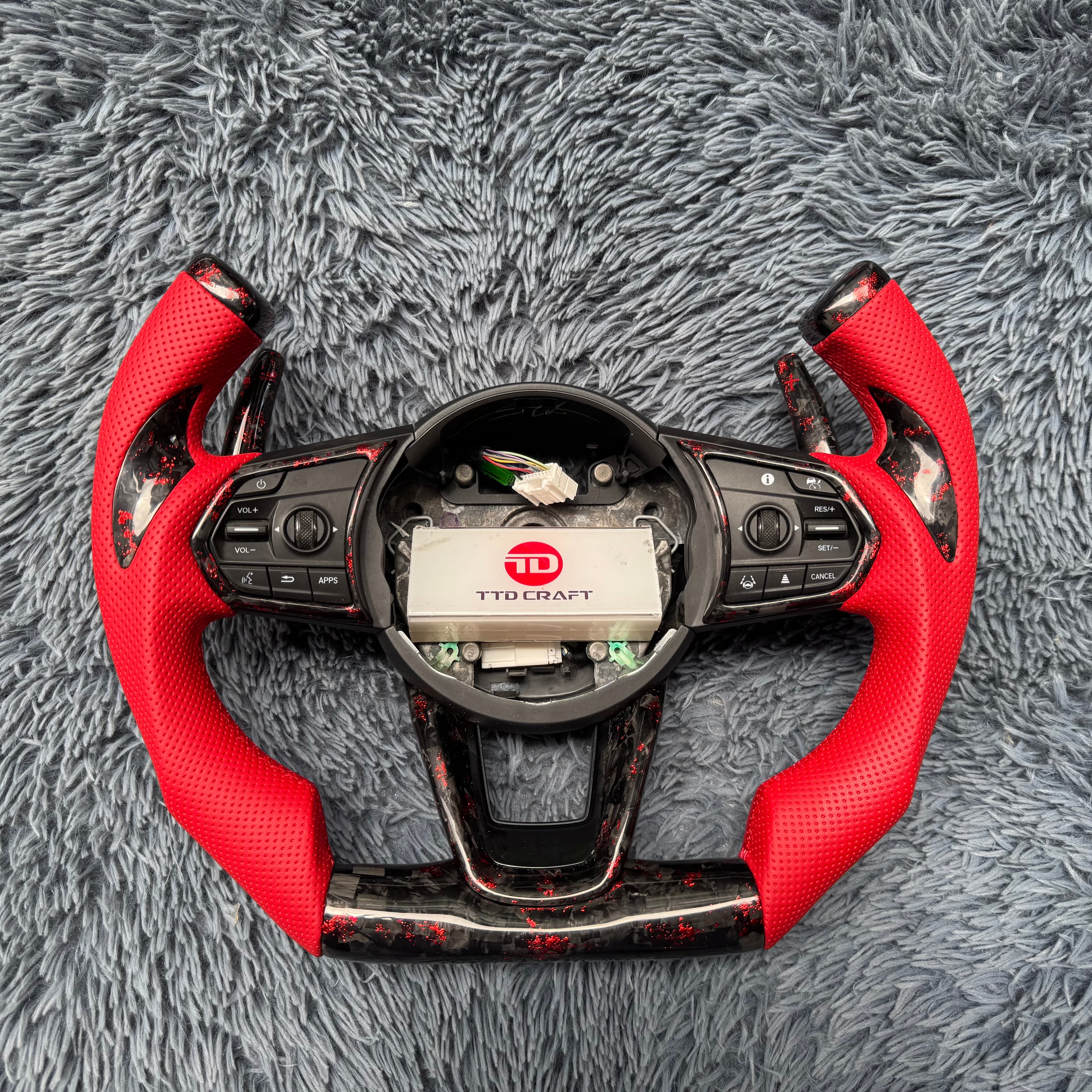 For Acura 2021-2026 TLX/ MDX Forged Carbon Fiber Steering Wheel