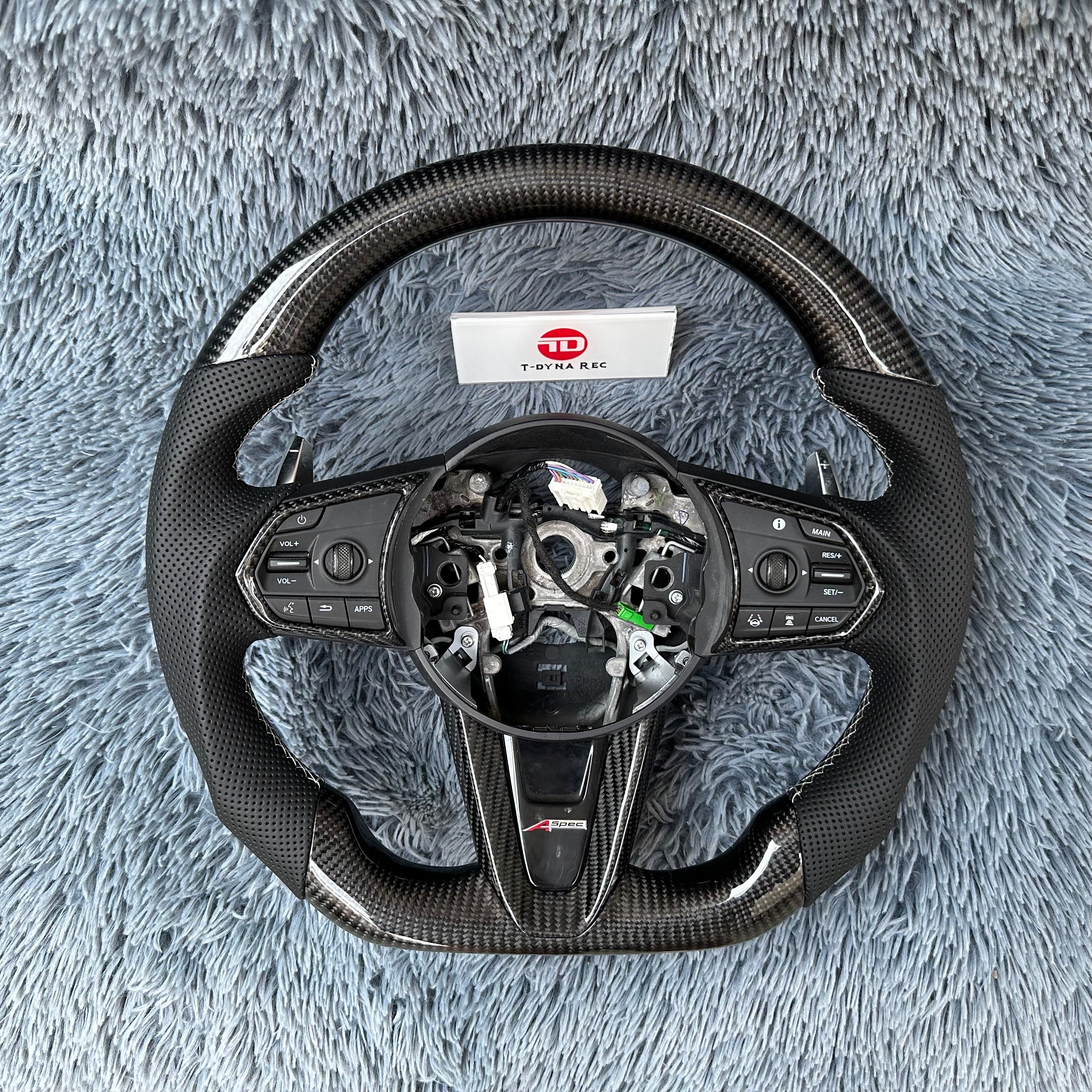 For Acura 2019-2026 RDX Carbon Fiber Steering Wheel
