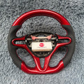 For Honda 8th gen Civic 2006-2011 Carbon Fiber Steering Wheel