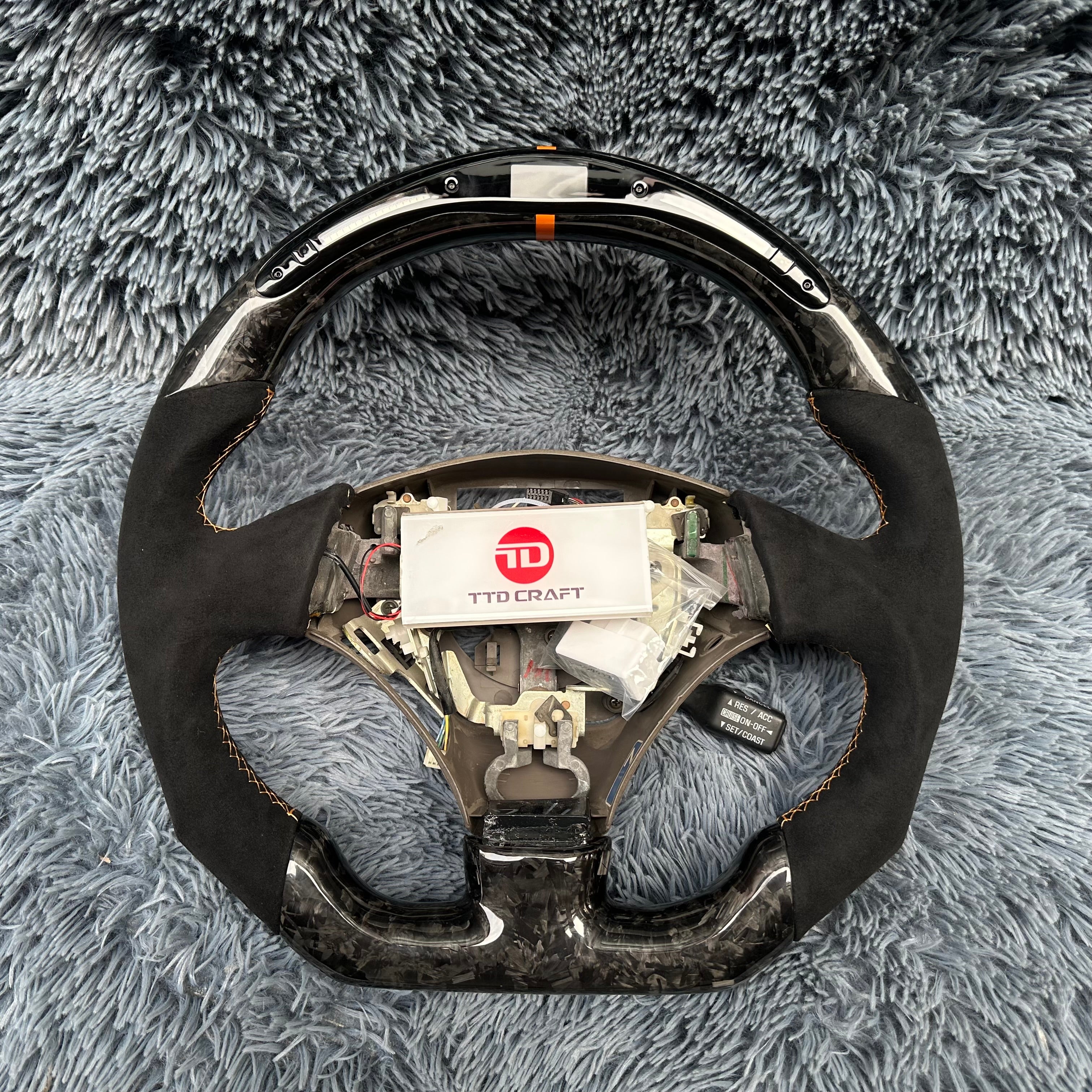 For Lexus 2000-2005 GS300 GS430 LED Carbon Fiber Steering Wheel