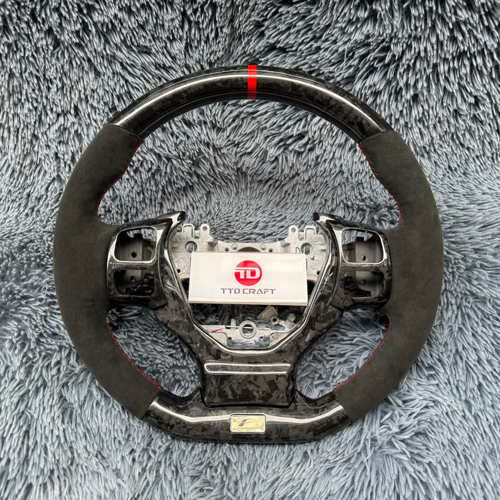 For Lexus 2014-2025 IS CT200h NX RC RCF Forged Carbon Fiber Steering Wheel
