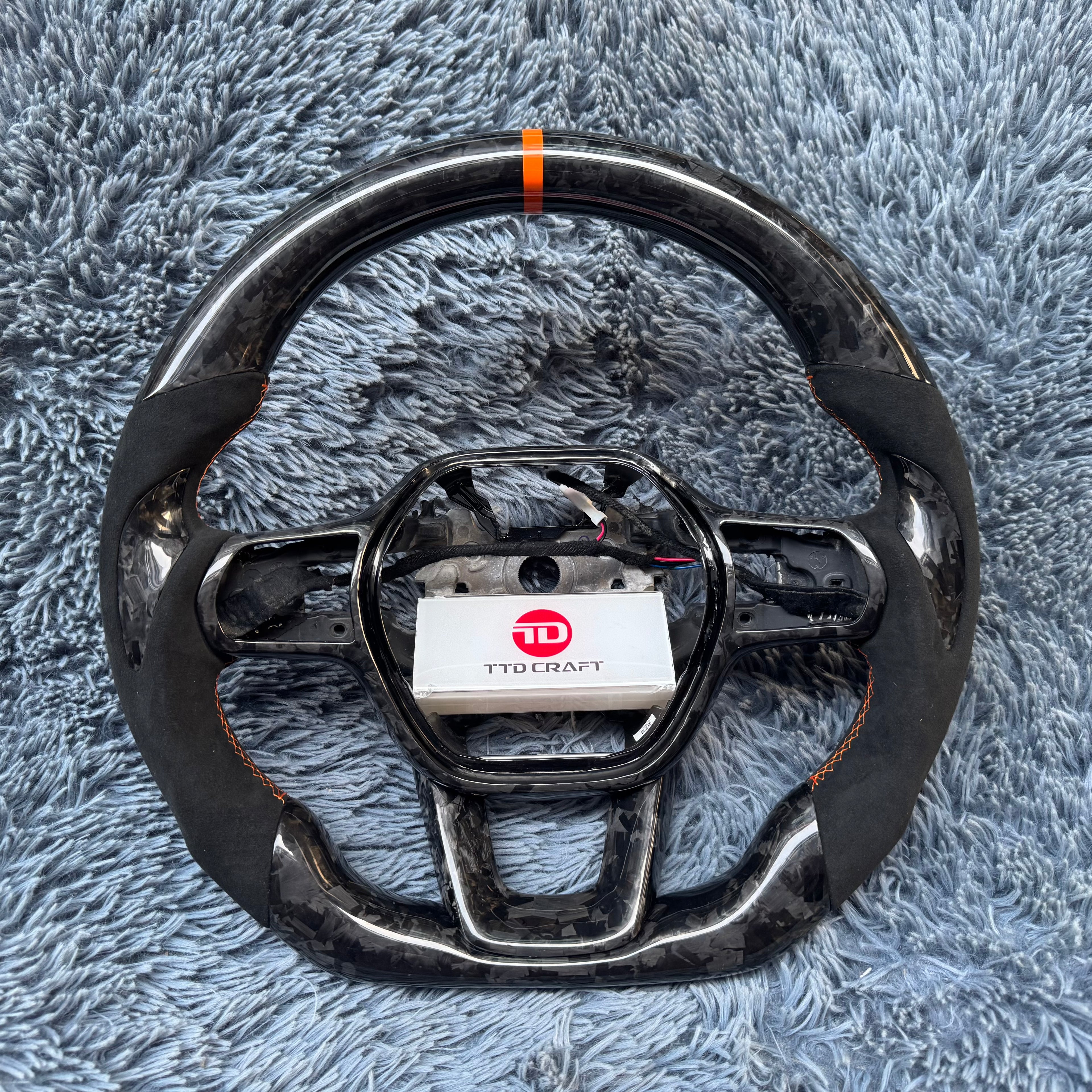 For Honda 6th gen CRV 2023-2026 Forged Carbon Fiber Steering Wheel