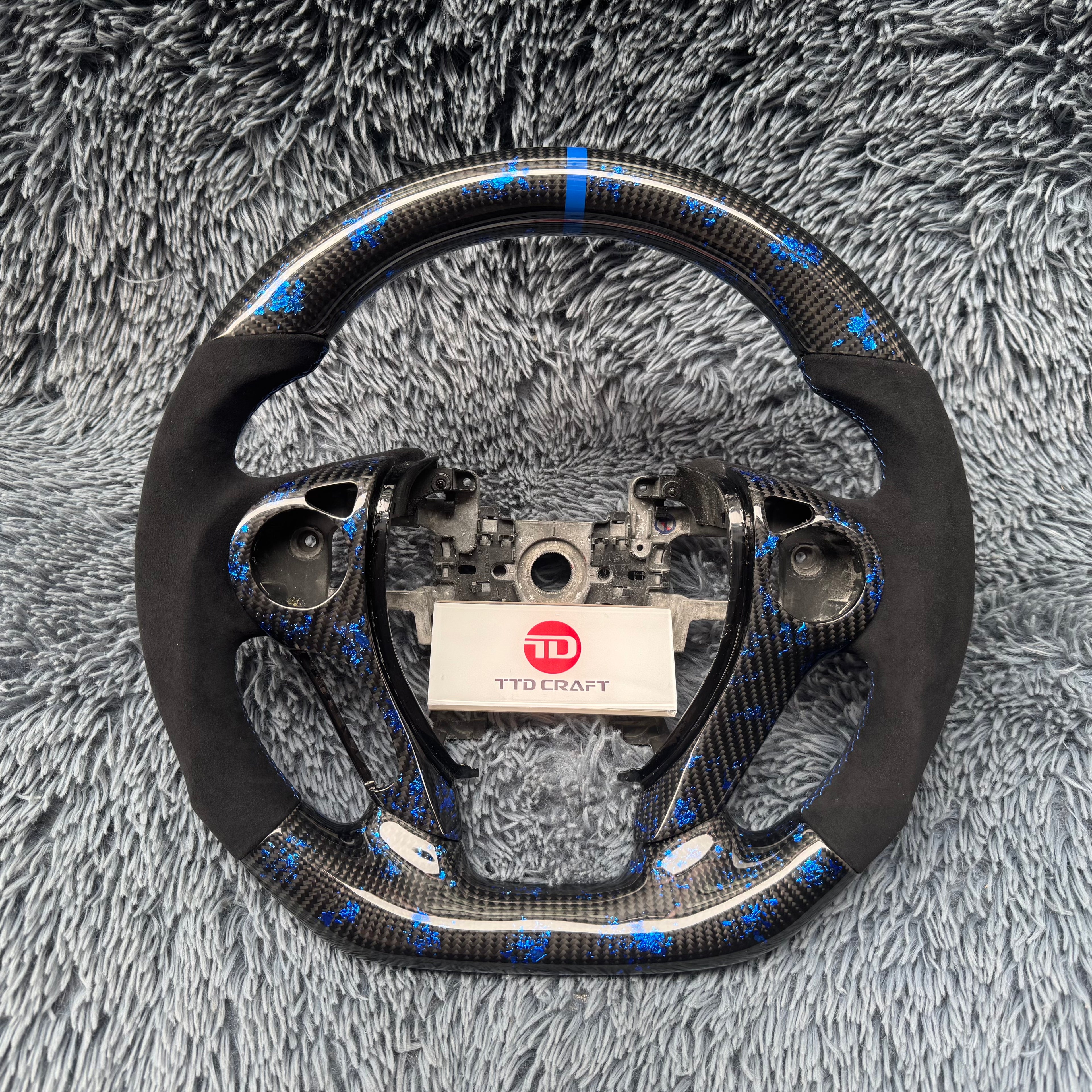 For Honda 9th gen Accord 2013-2017 Real Carbon Fiber Steering Wheel