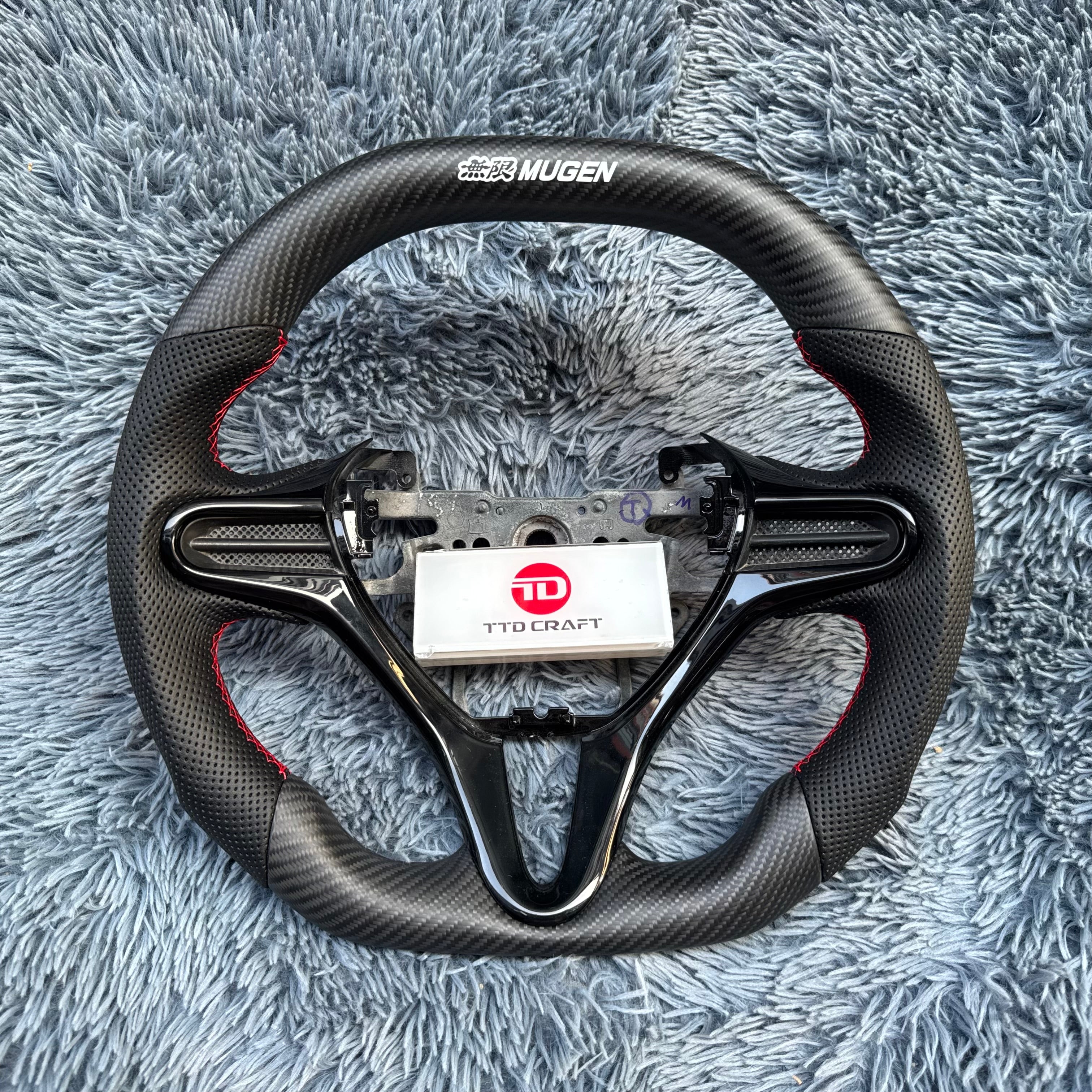 For Honda 8th gen Civic 2006-2011 Carbon Fiber Steering Wheel