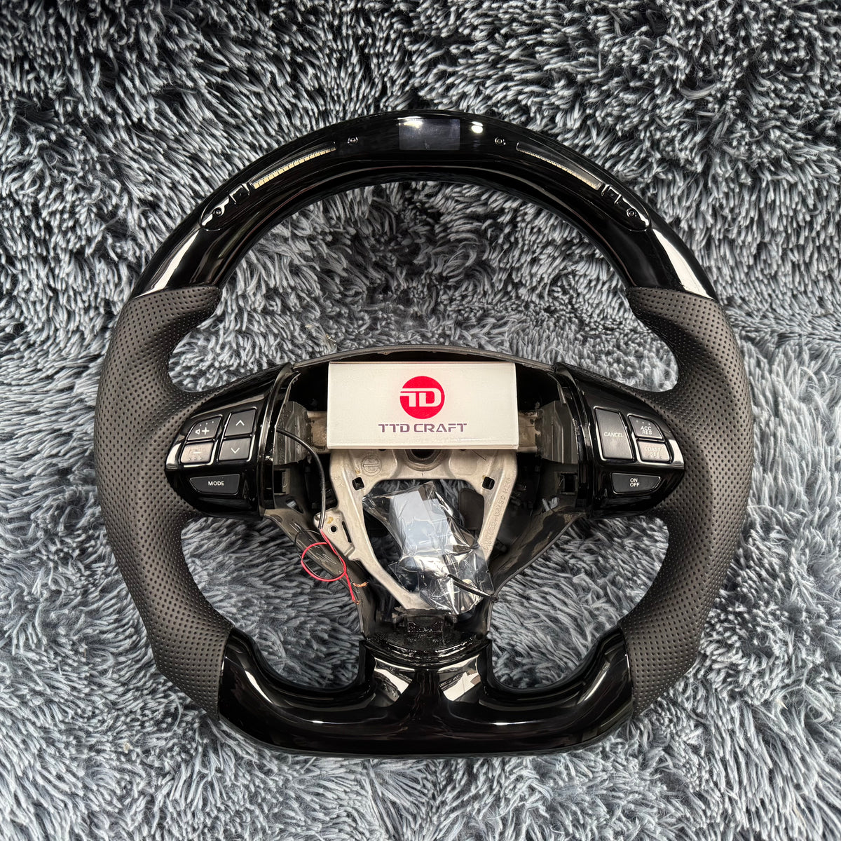 2008-2017 Mitsubishi Lancer LED Piano Black Steering Wheel