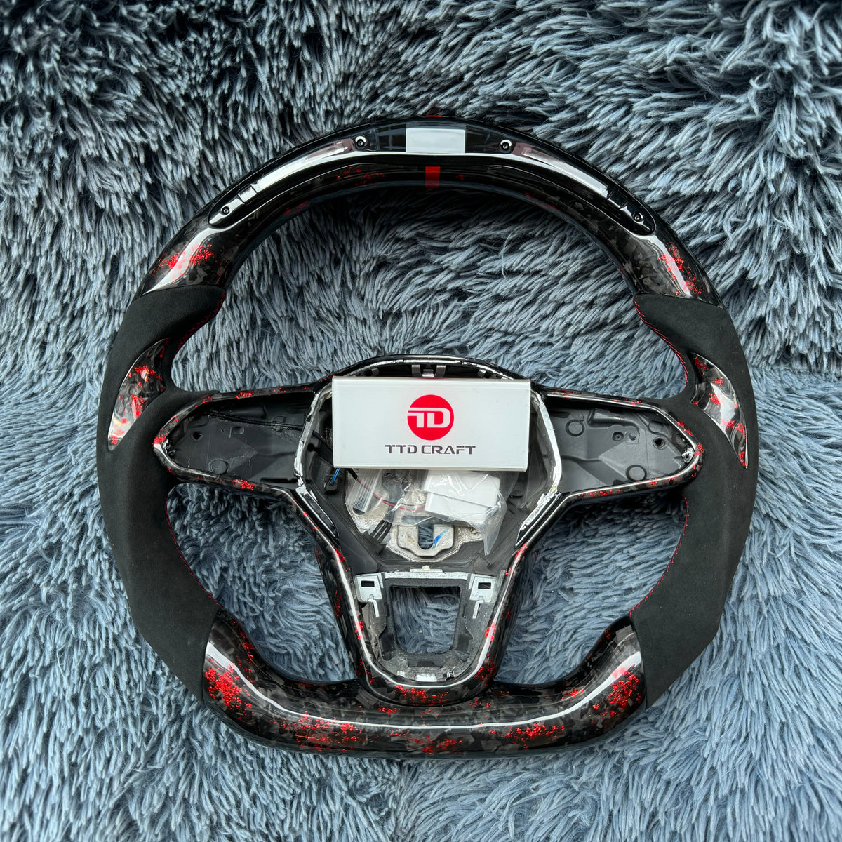 2020-2026 Volkswagen MK8 LED Carbon Fiber Steering Wheel