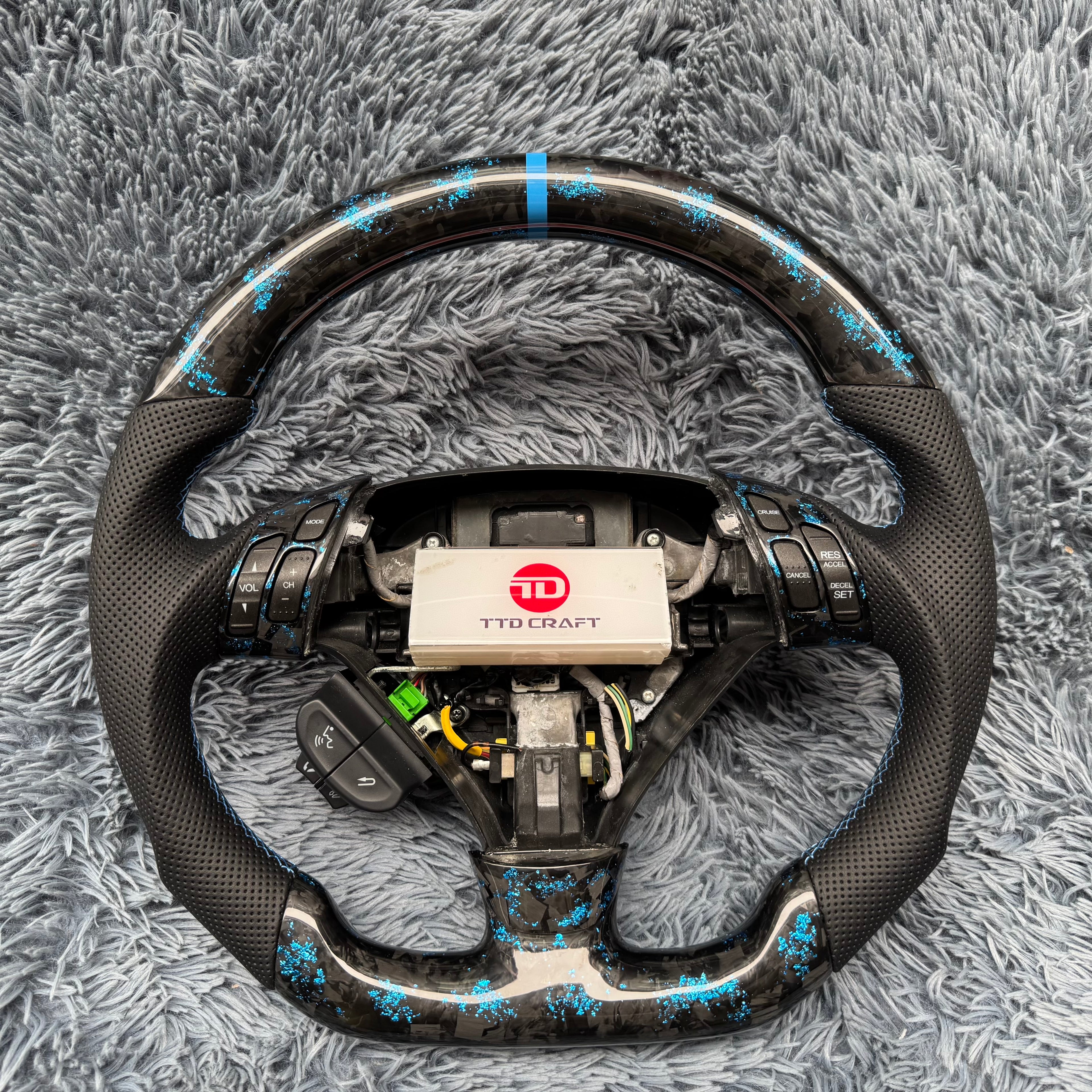 Forged Carbon Fiber Steering Wheel For Acura 2004-2008 TSX