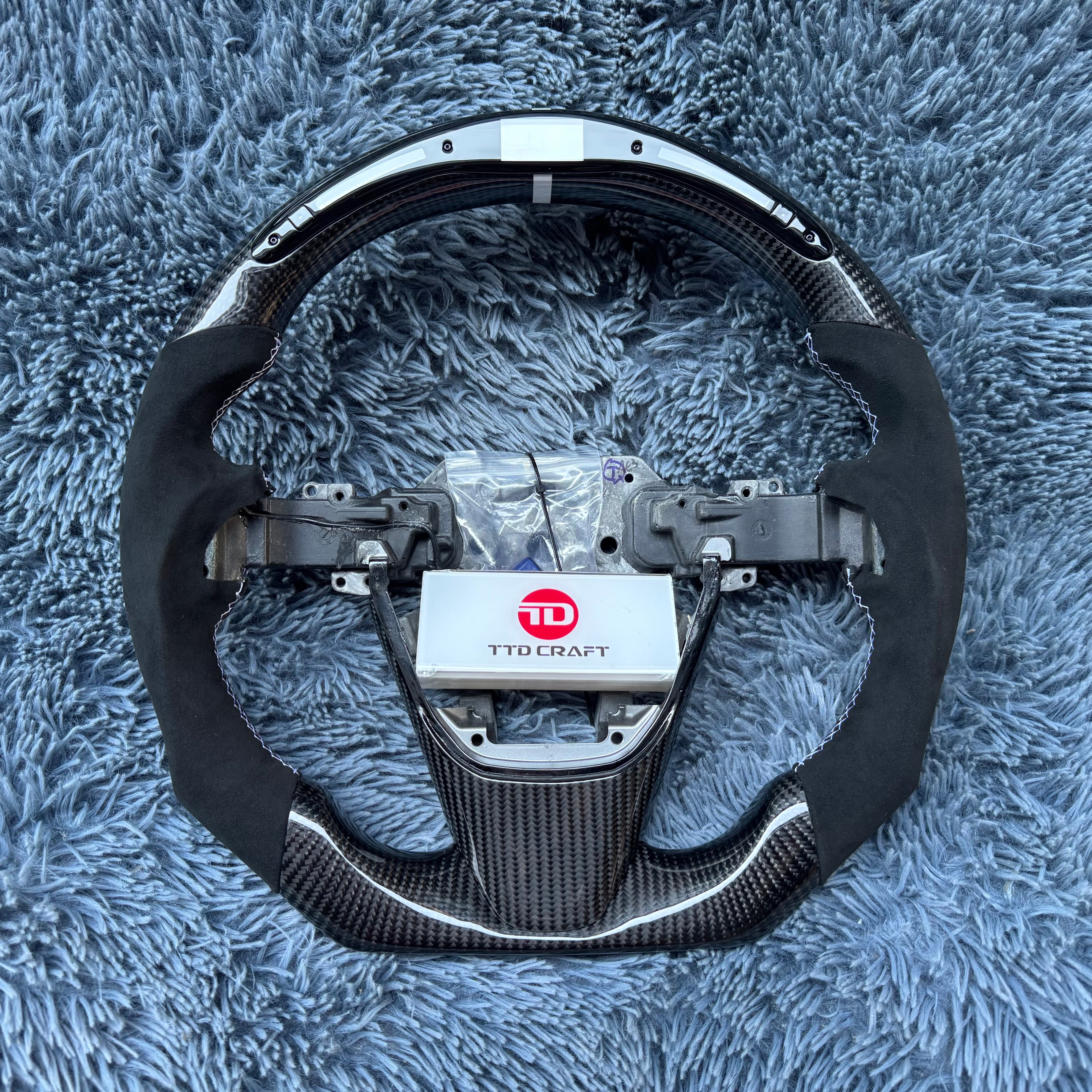 Custom LED Carbon Fiber Steering Wheel For Mazda 3 2010-2013