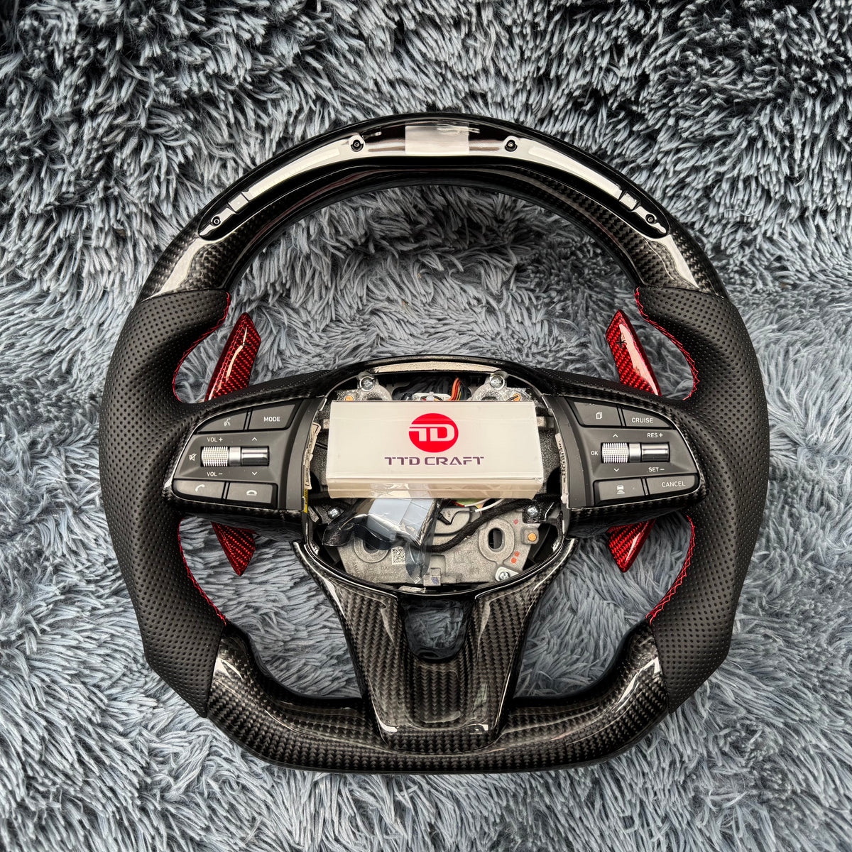 2017-2020 Hyundai Genesis G80 LED Carbon Fiber Steering Wheel