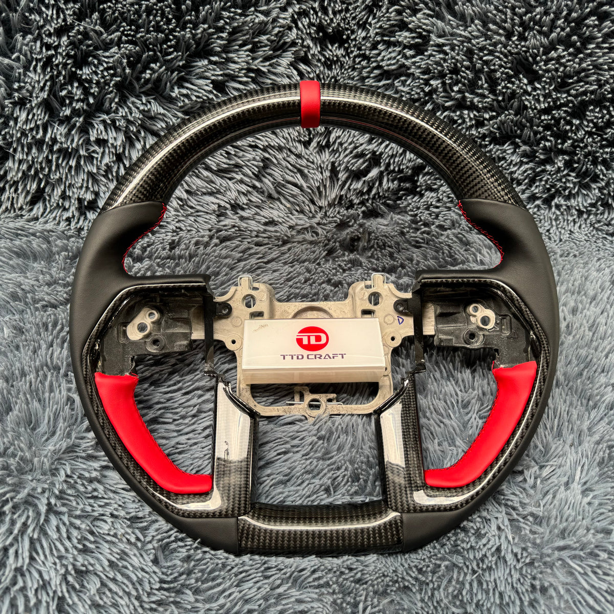 Custom Toyota Custom 2022-2026 Tundra/Tacoma/Sequoia Carbon Fiber Steering Wheel