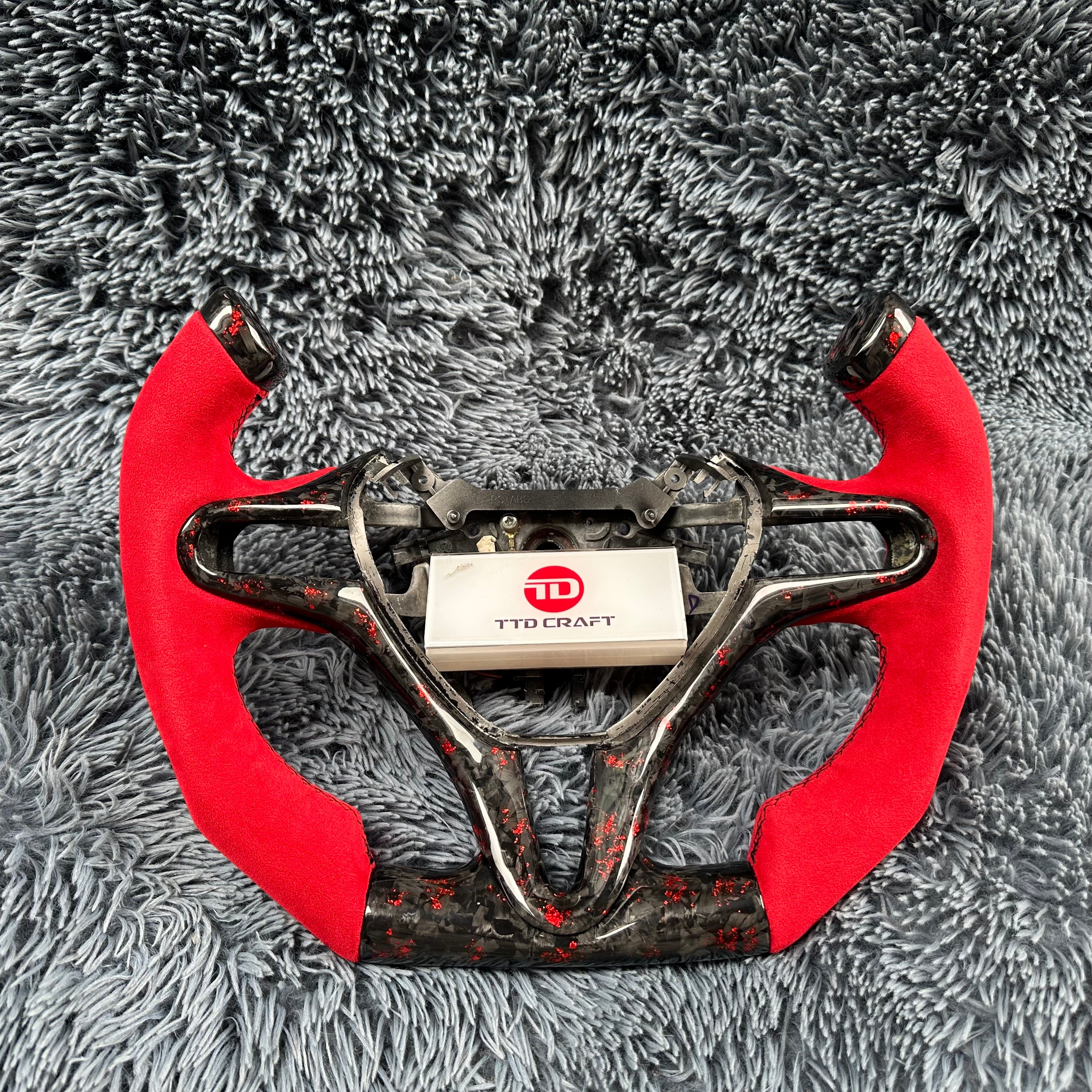 Forged Carbon Fiber Steering Wheel For Honda 8th gen Civic 2006-2011