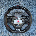 Custom Led Carbon Fiber Steering Wheel For Honda 9th gen Civic 2012-2015