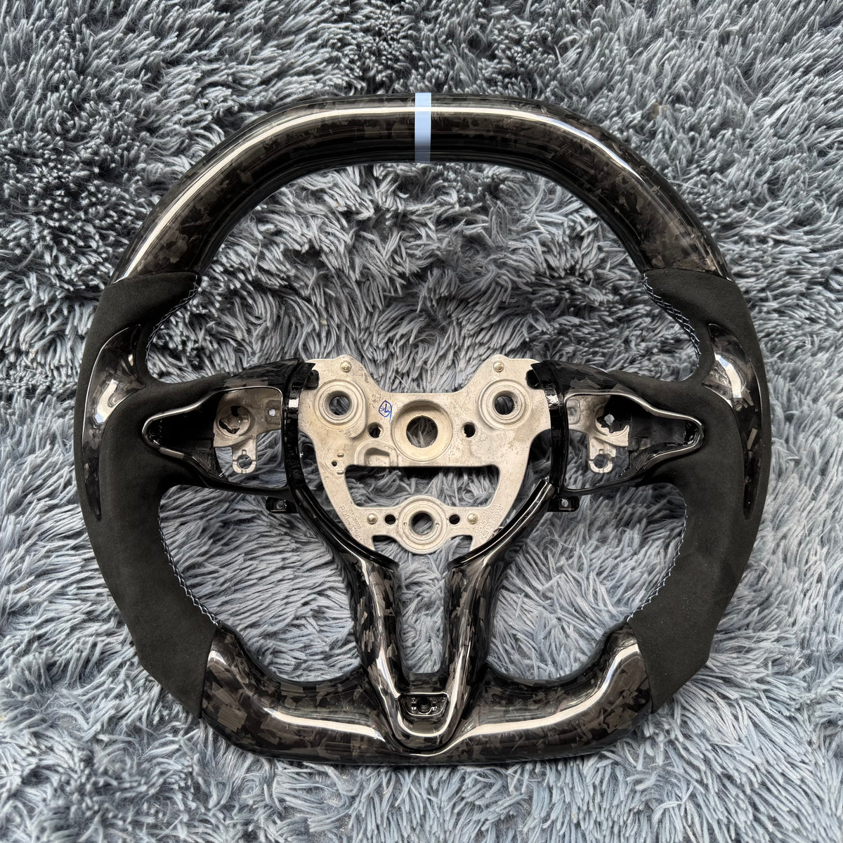 Forged Carbon Fiber Steering Wheel For Elantra N/I20N/I30N 2020-2026