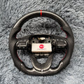 Custom Carbon Fiber Steering Wheel For Hyundai Elantra 2017–2020